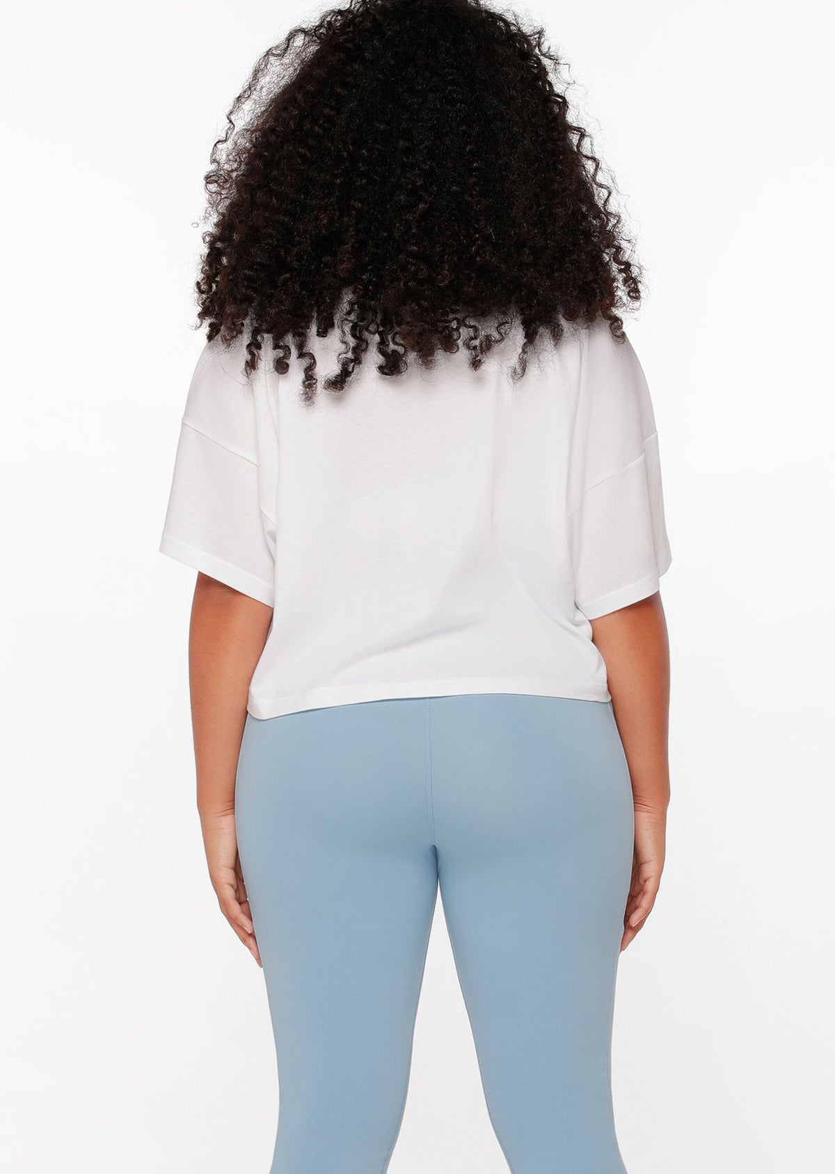 Embossed Active Cropped Tee