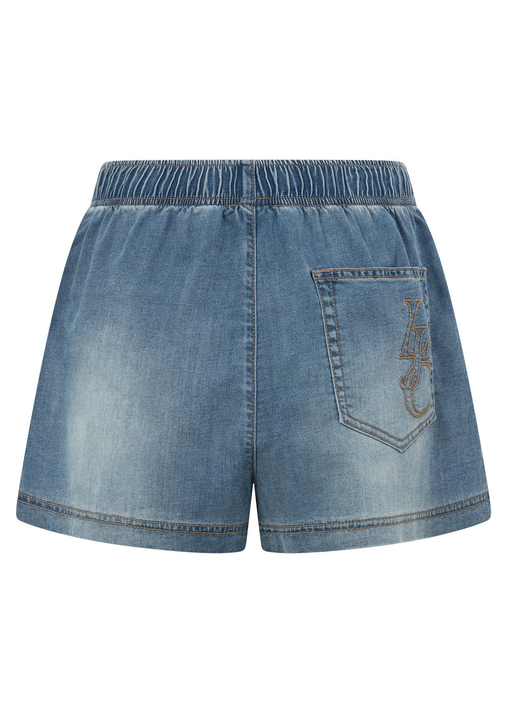 Off Duty Washed Denim Shorts