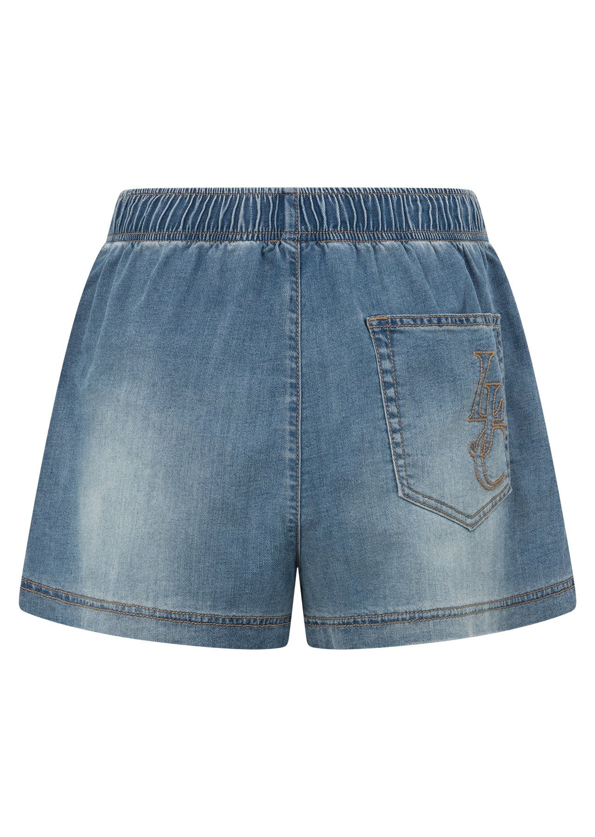 Off Duty Washed Denim Shorts