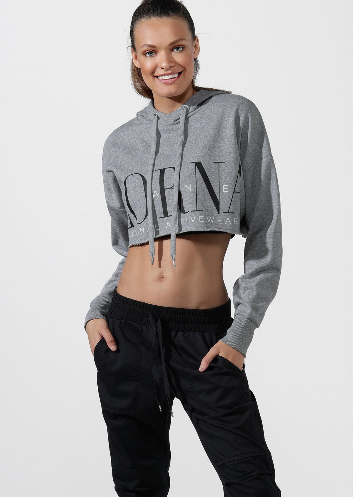 LJ Cut Off Cropped Hoodie