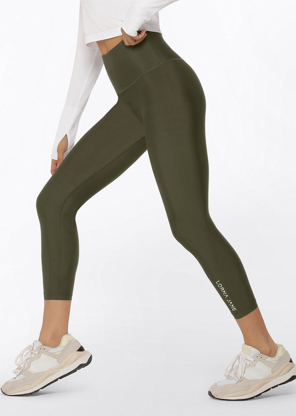 Cool Touch Lotus Ankle Biter Leggings