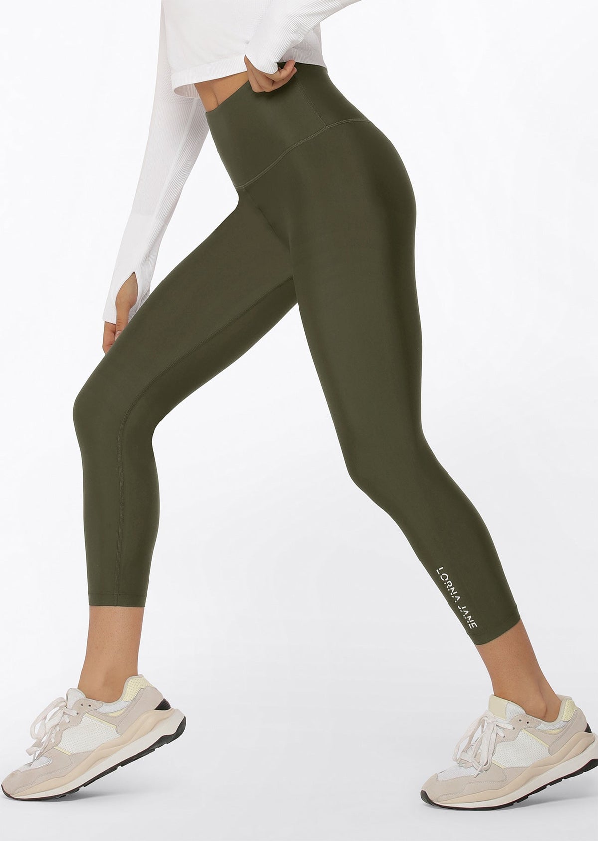 Cool Touch Lotus Ankle Biter Leggings