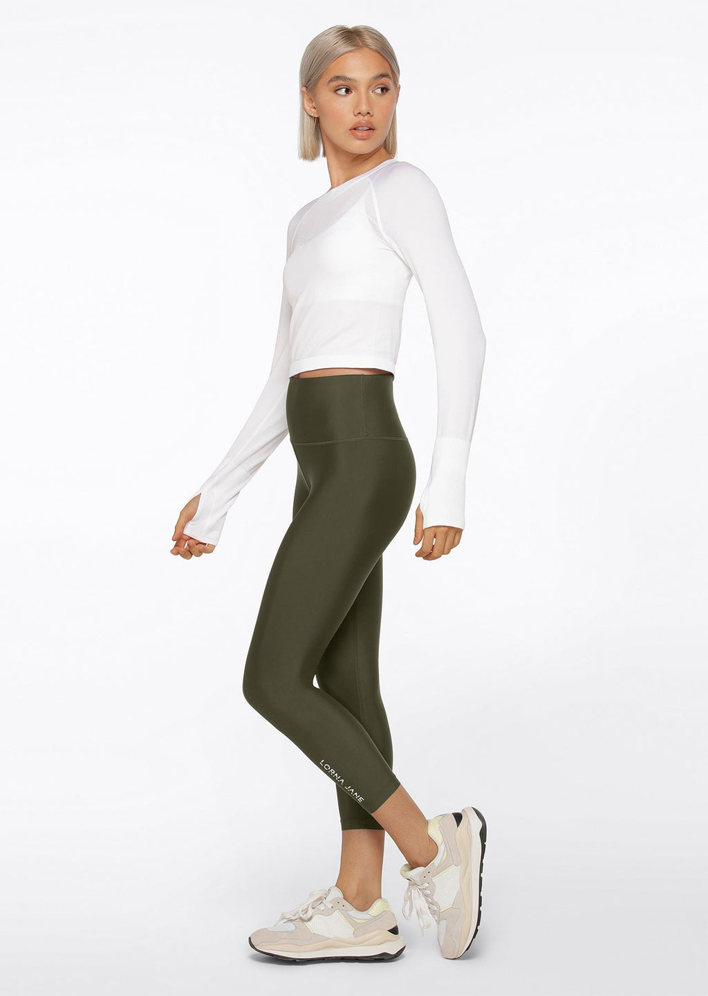 Cool Touch Lotus Ankle Biter Leggings
