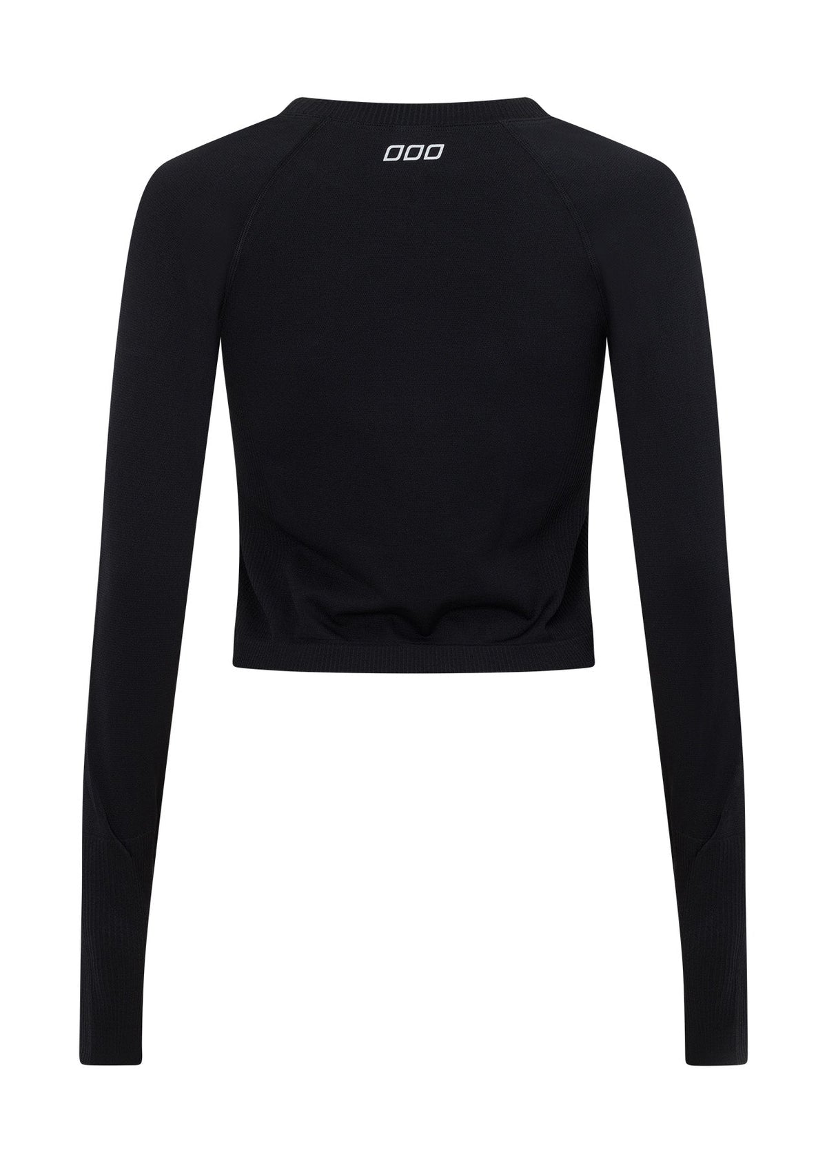 Dynamic Seamless Cropped Long Sleeve Top