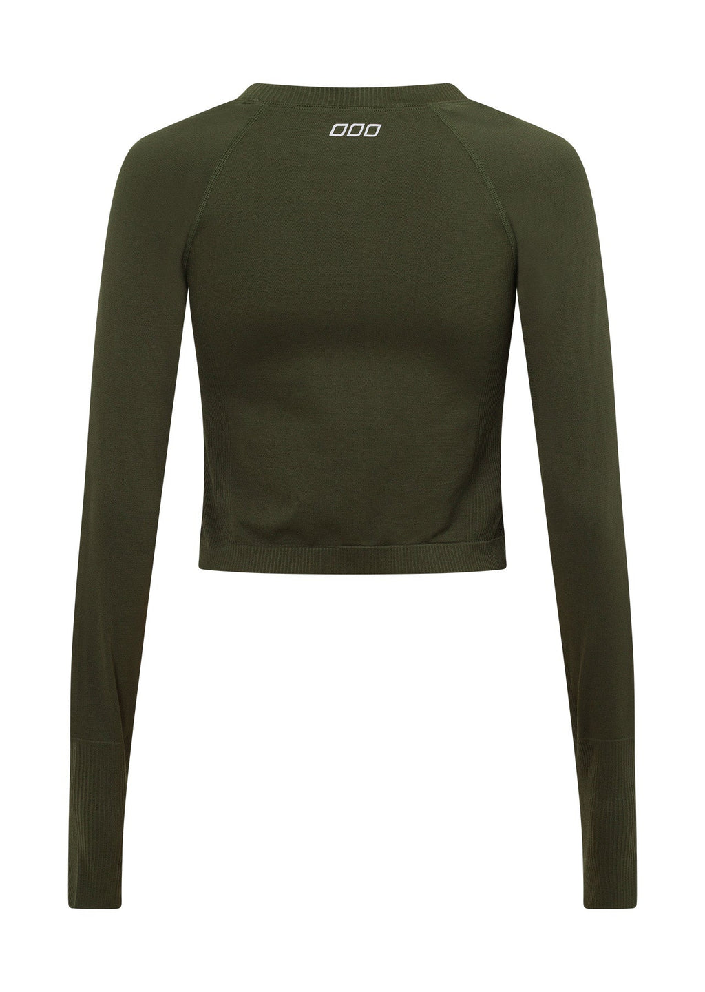 Dynamic Seamless Cropped Long Sleeve Top