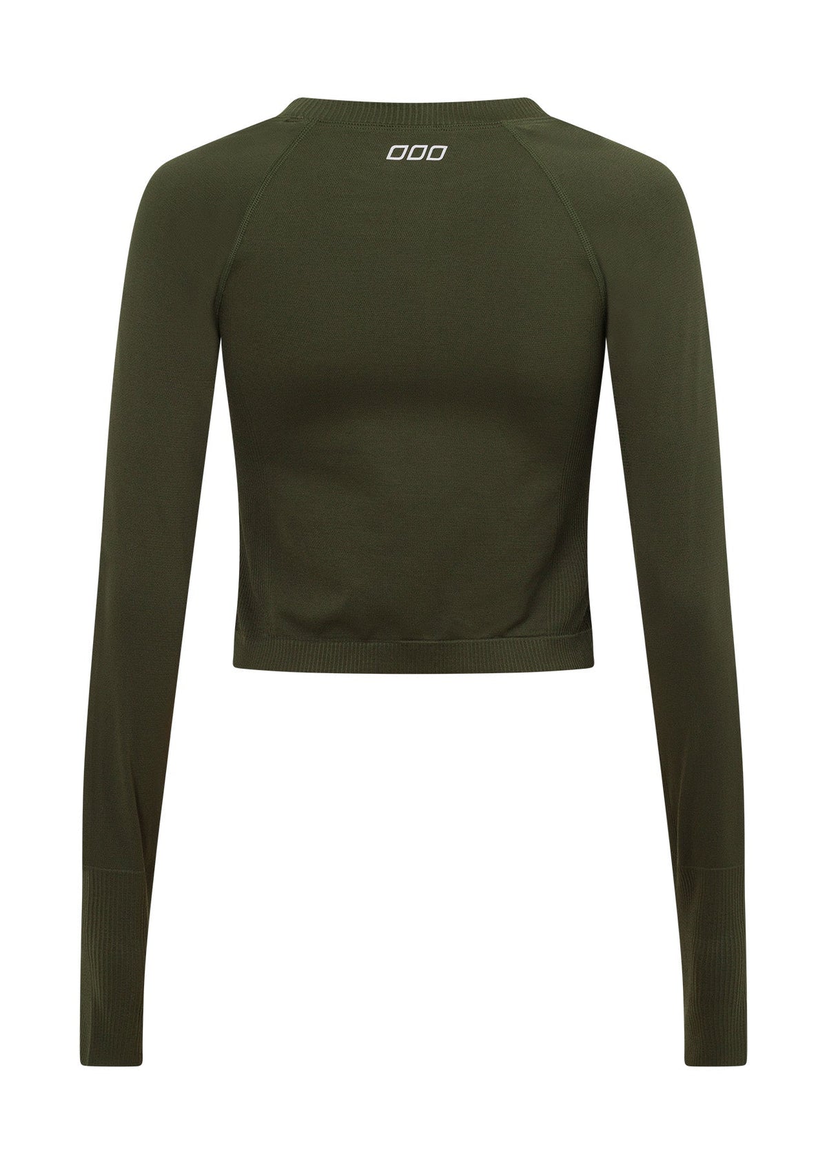 Dynamic Seamless Cropped Long Sleeve Top