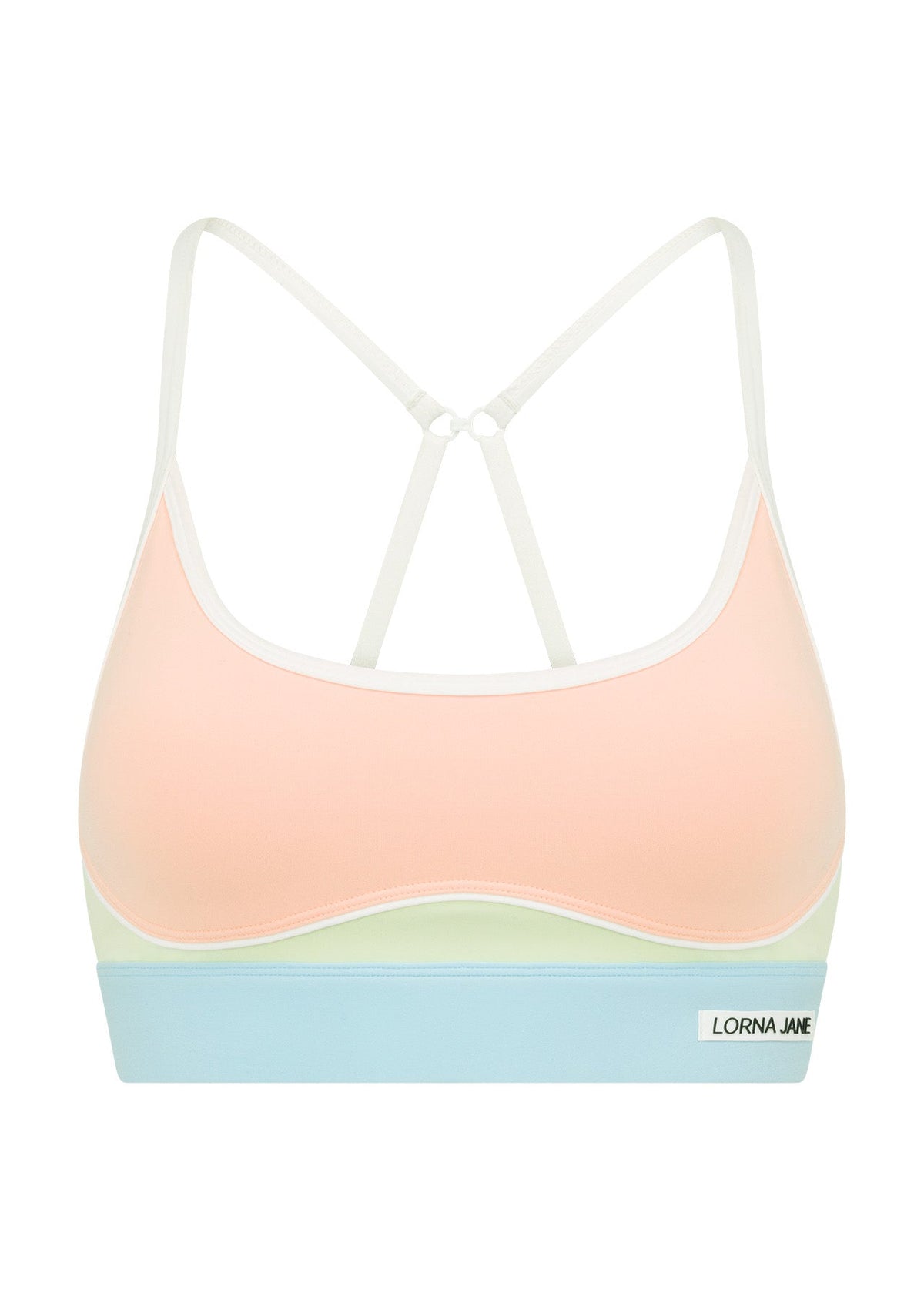 Rainbow Splice Sports Bra