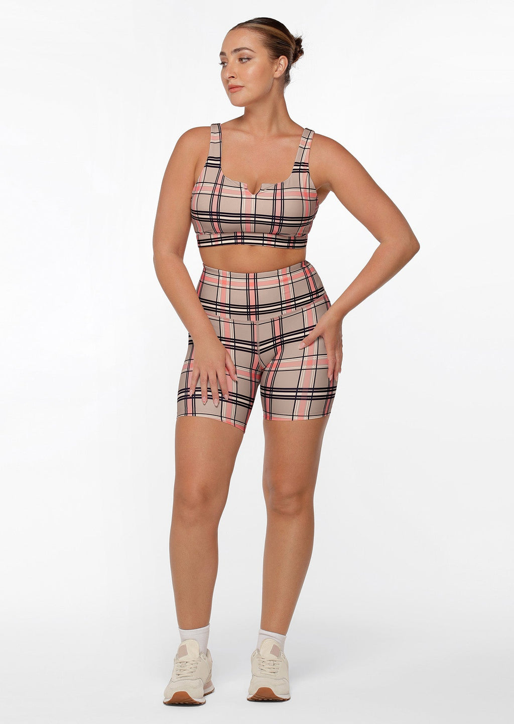 Putter Plaid Bike Shorts