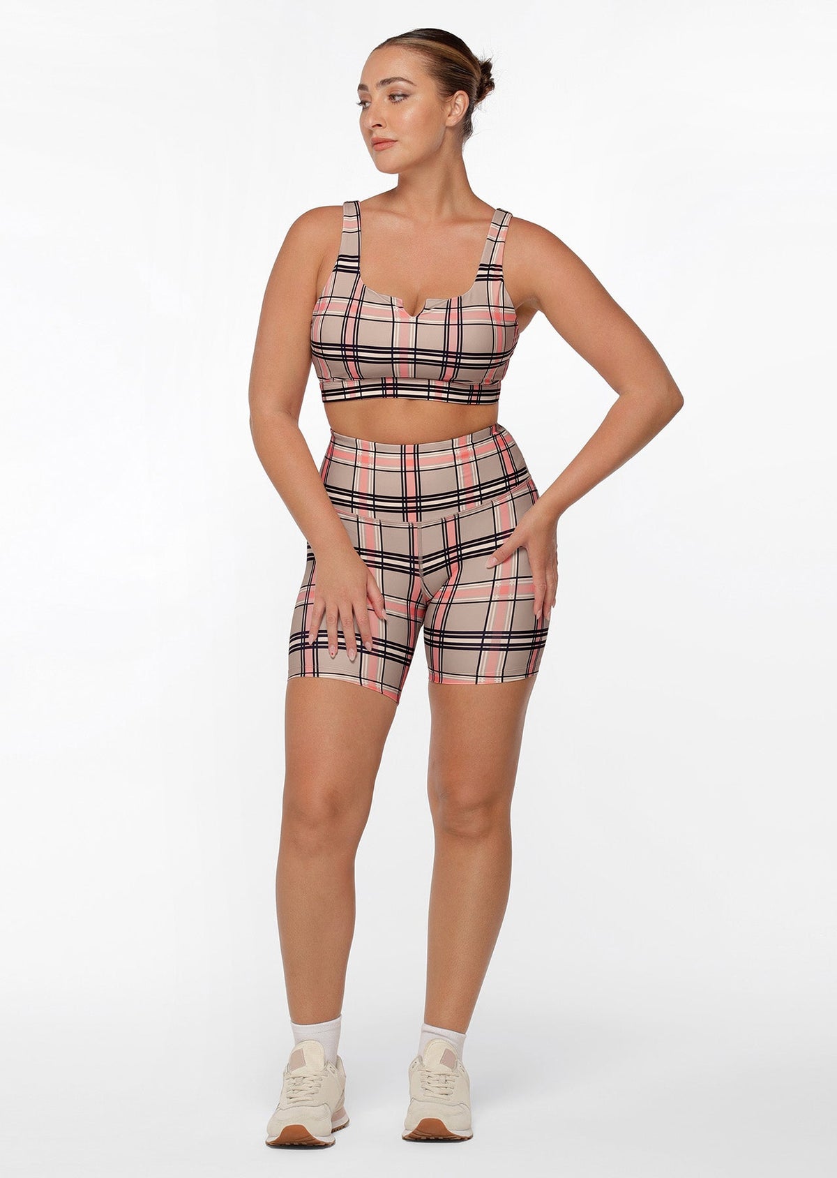 Putter Plaid Bike Shorts