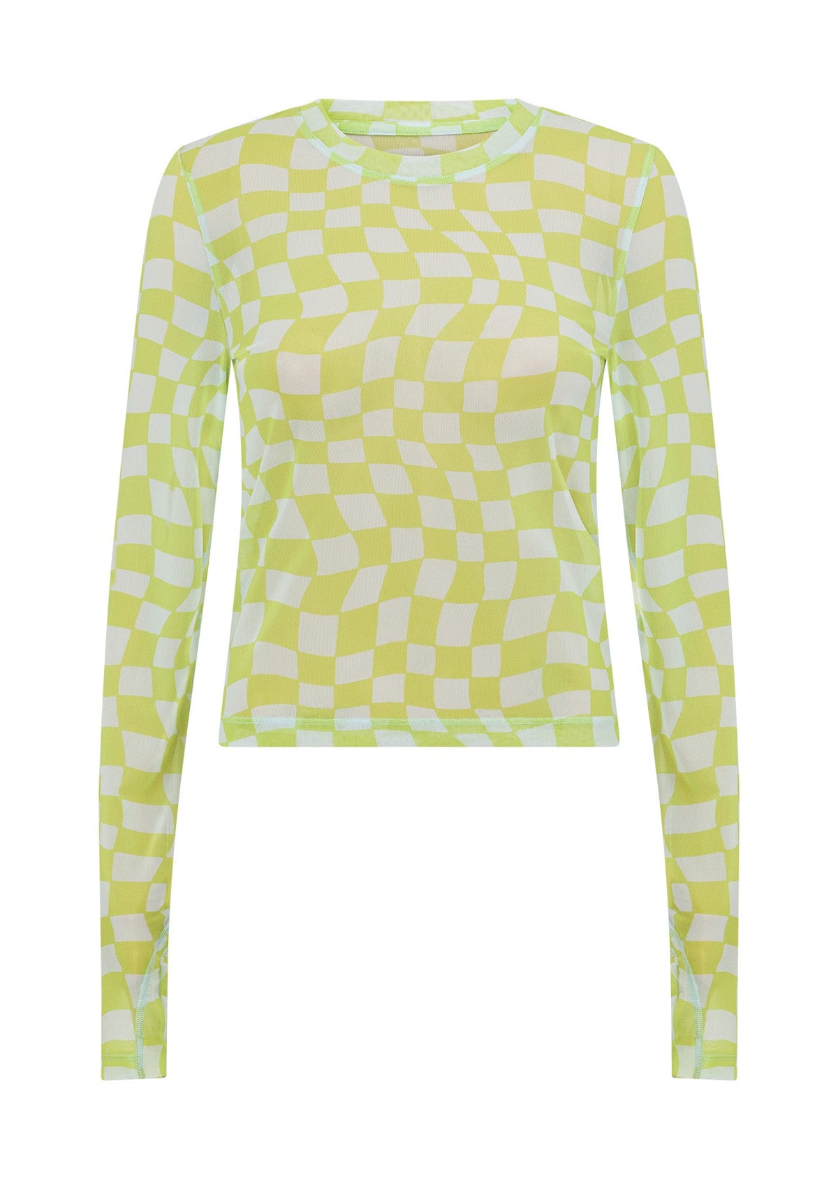 Naughties Nostalgic Mesh Long Sleeve Top