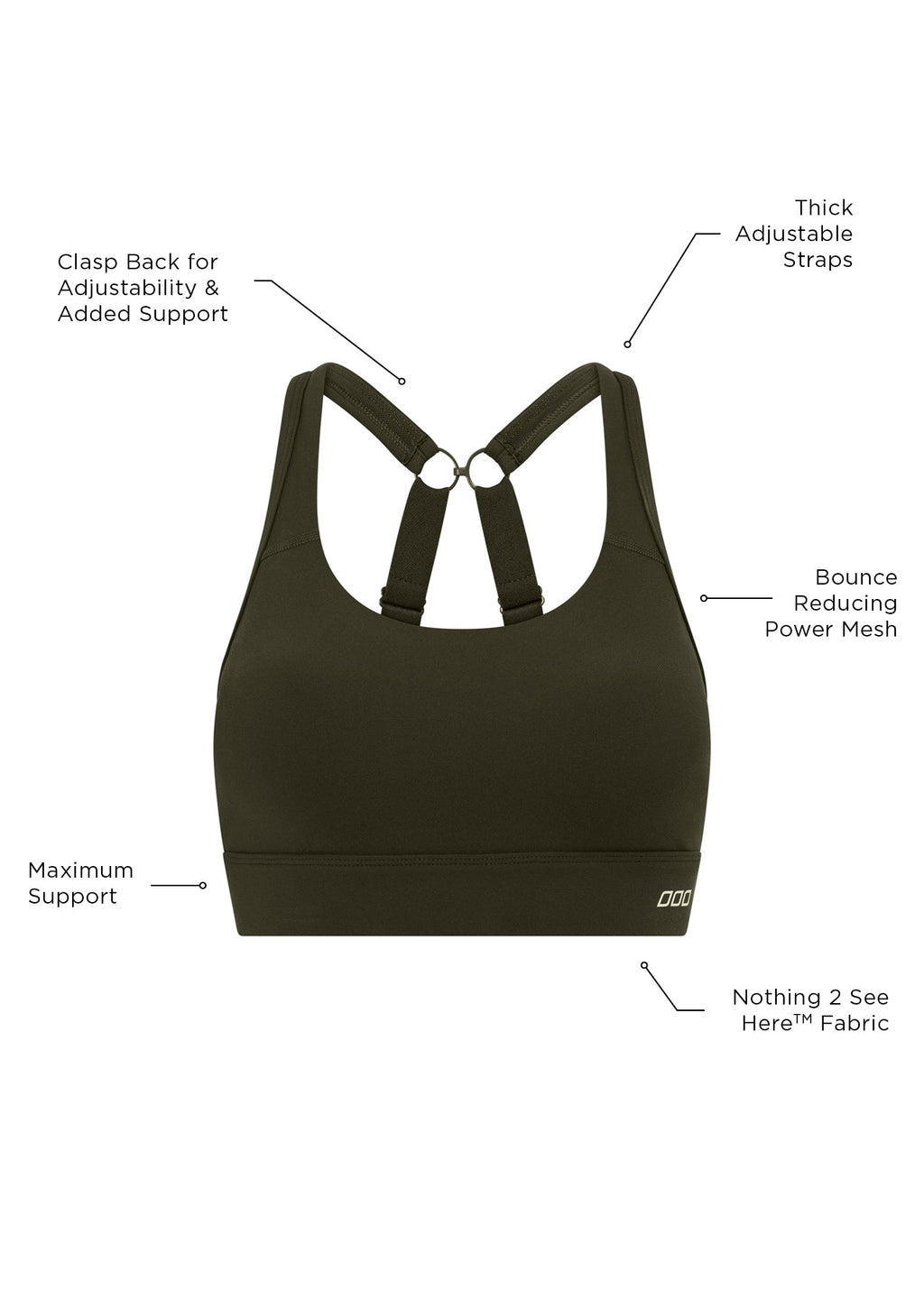 Amy Maximum Support Sports Bra