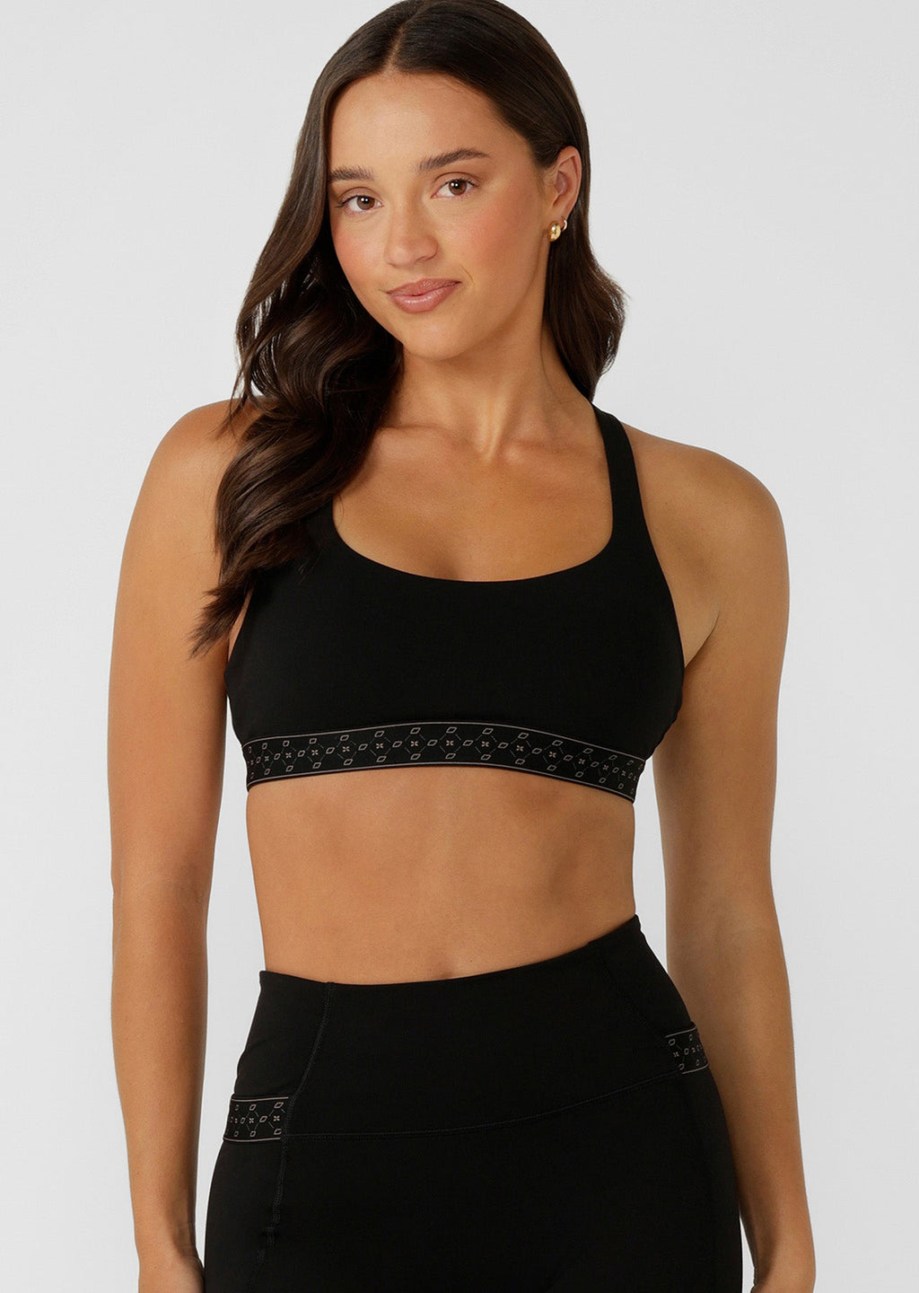 Iconic Monogram High Support Sports Bra