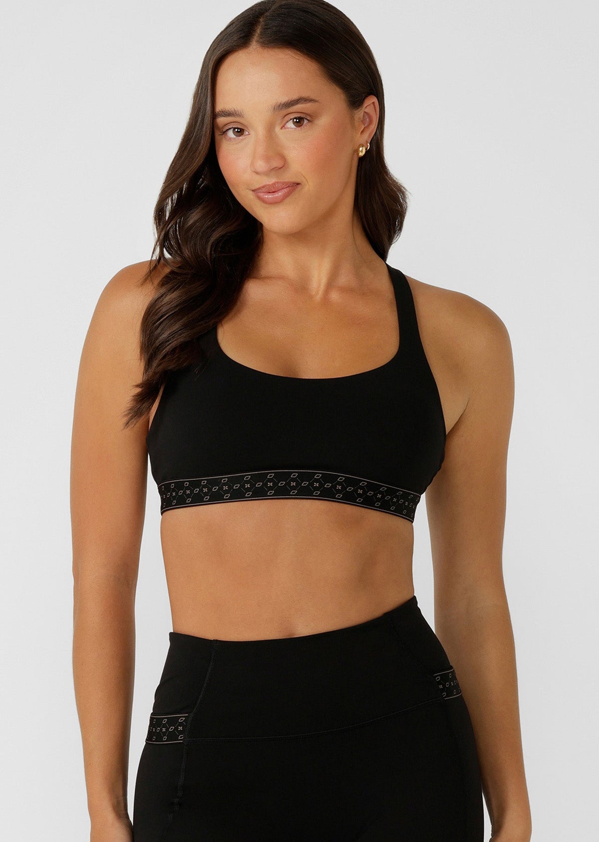 Iconic Monogram High Support Sports Bra