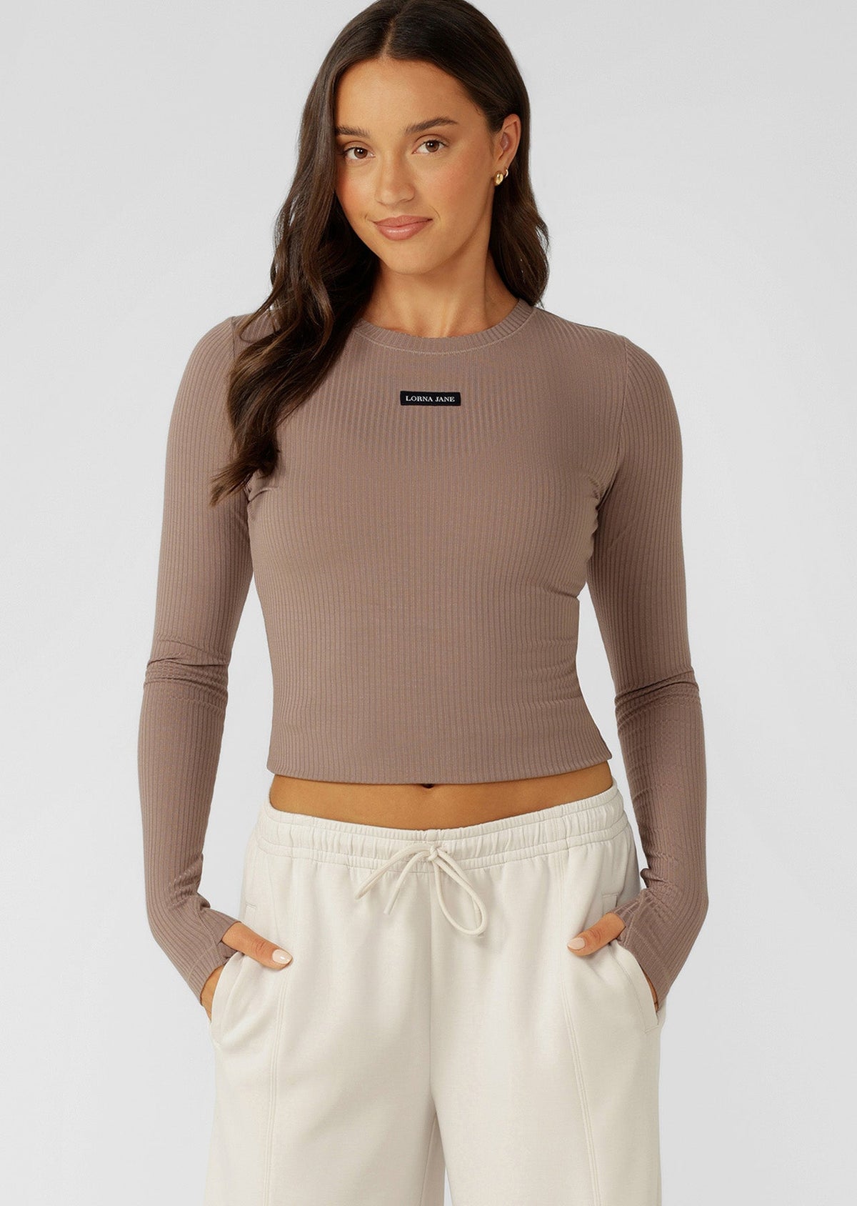 Motion Long Sleeve Rib Top