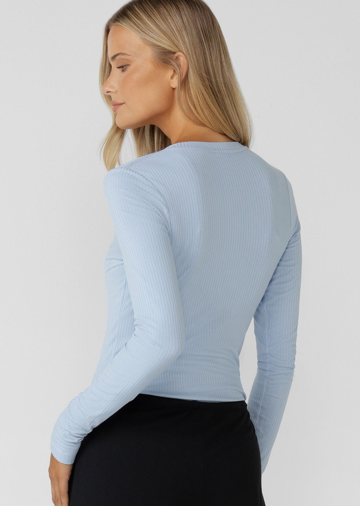 Motion Long Sleeve Rib Top