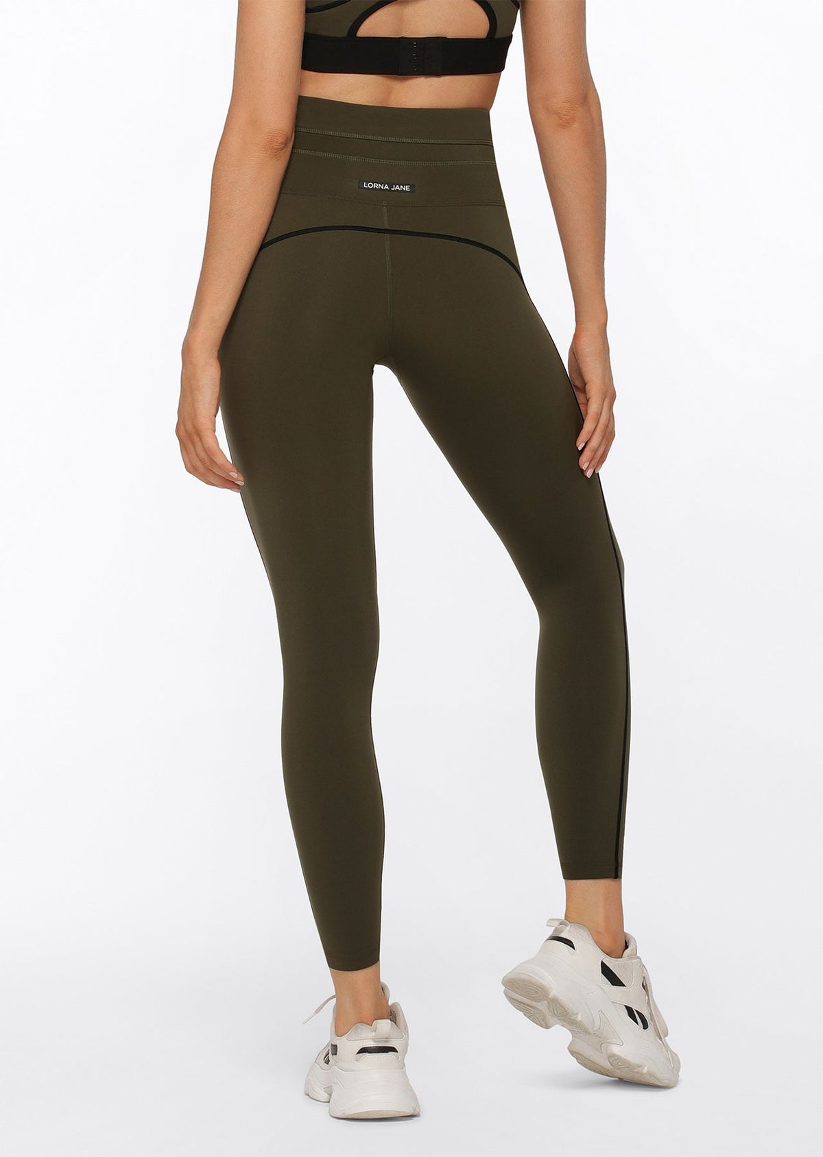 Contrast Racer Ankle Biter Leggings