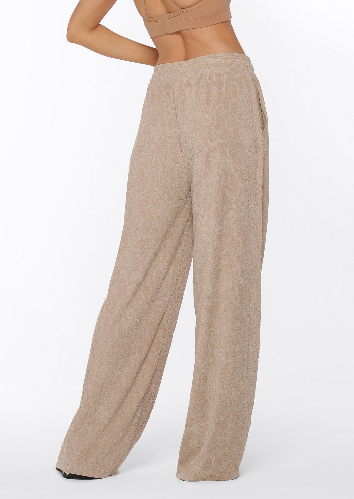Hibiscus Towelling Trackpants