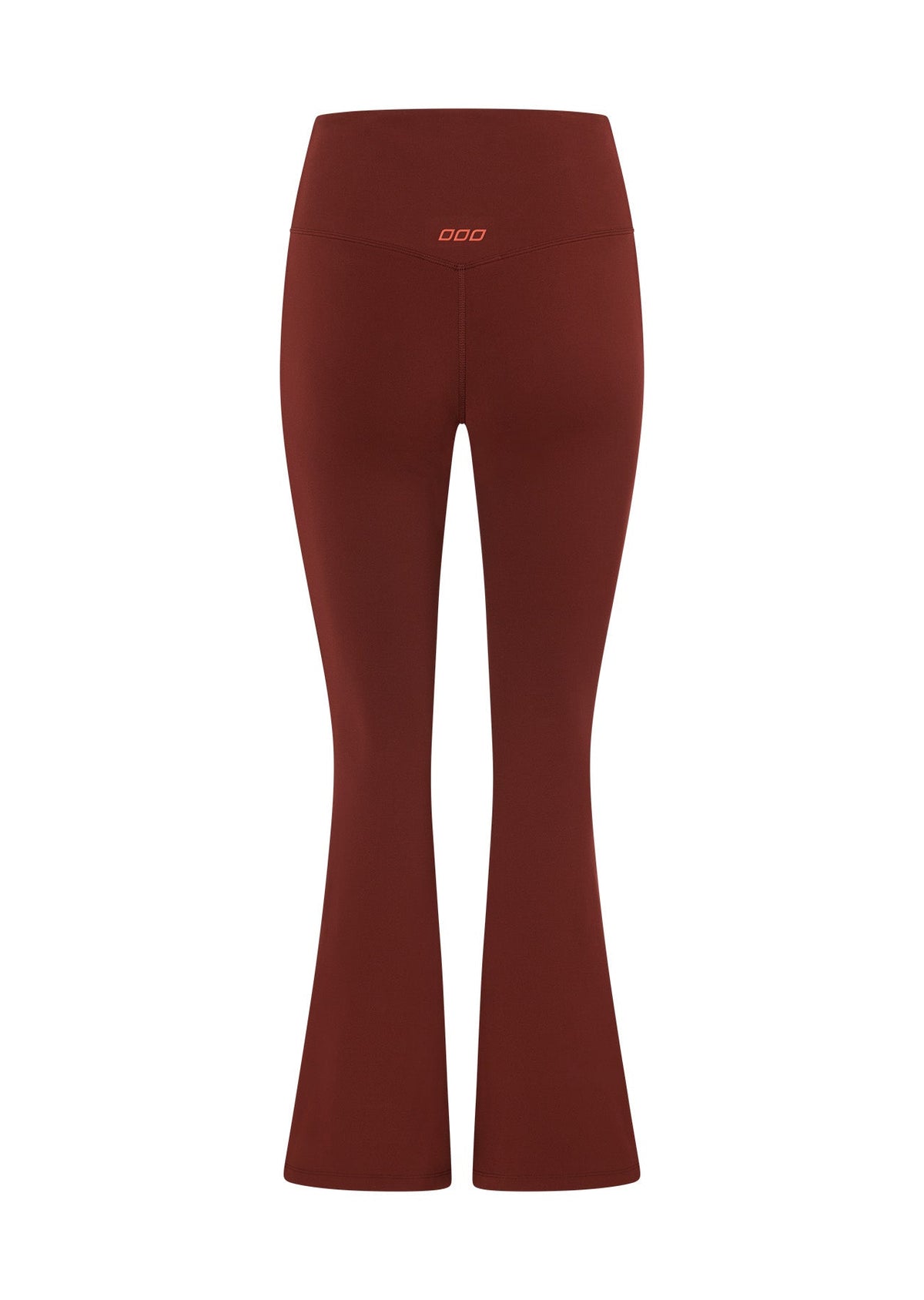 Effortless Contrast Lotus Flared Full Length Leggings