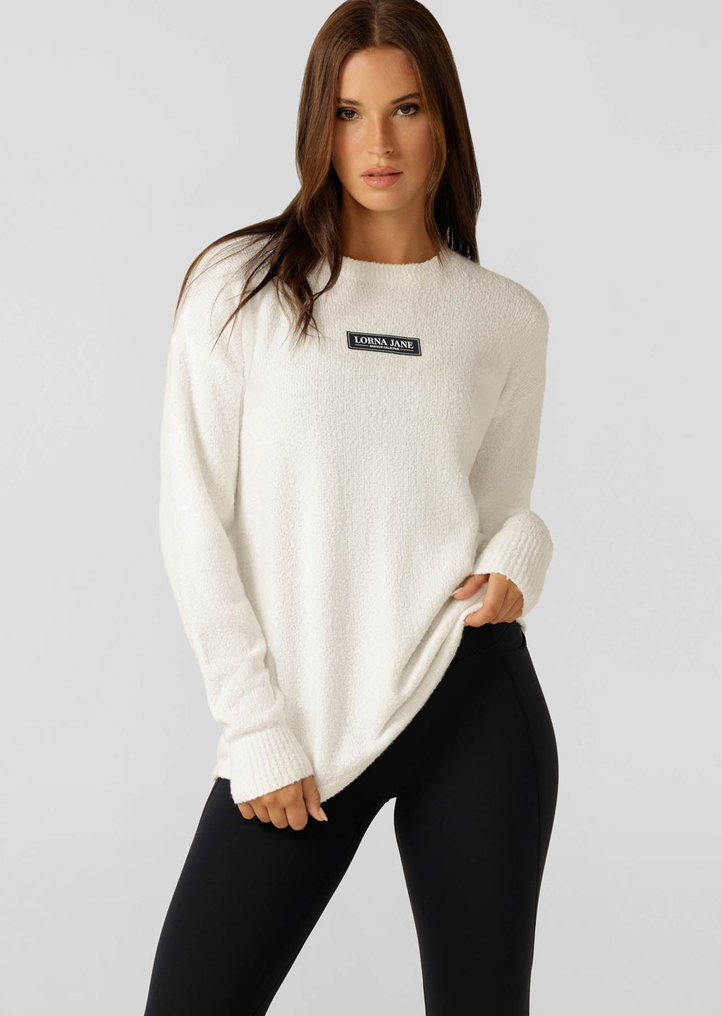 Campus Oversized Long Sleeve Top