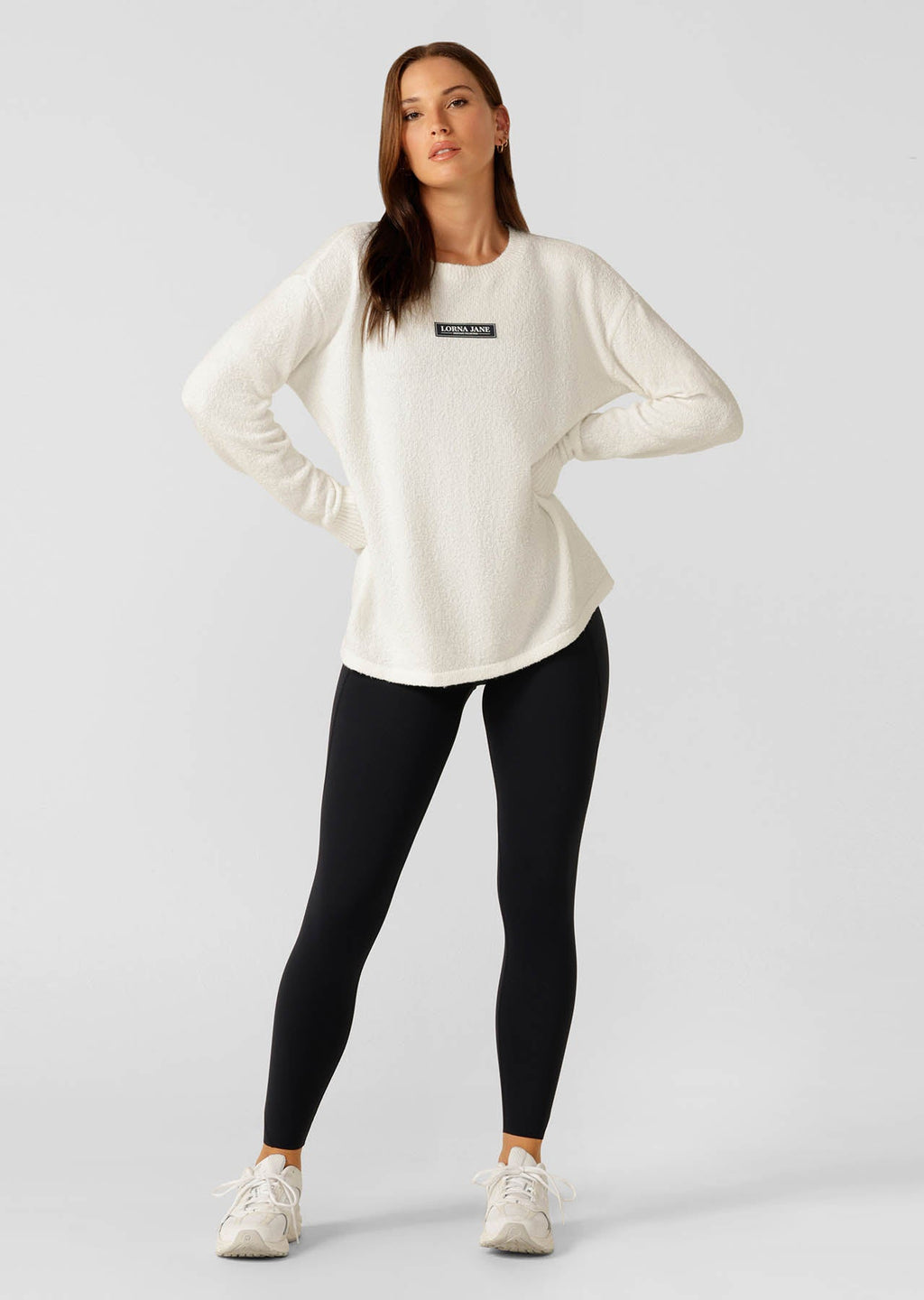 Campus Oversized Long Sleeve Top
