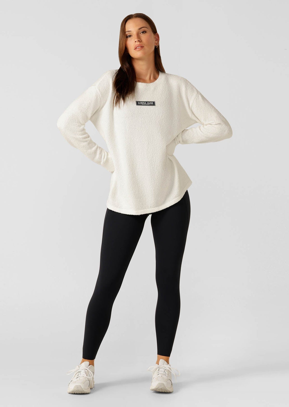 Campus Oversized Long Sleeve Top