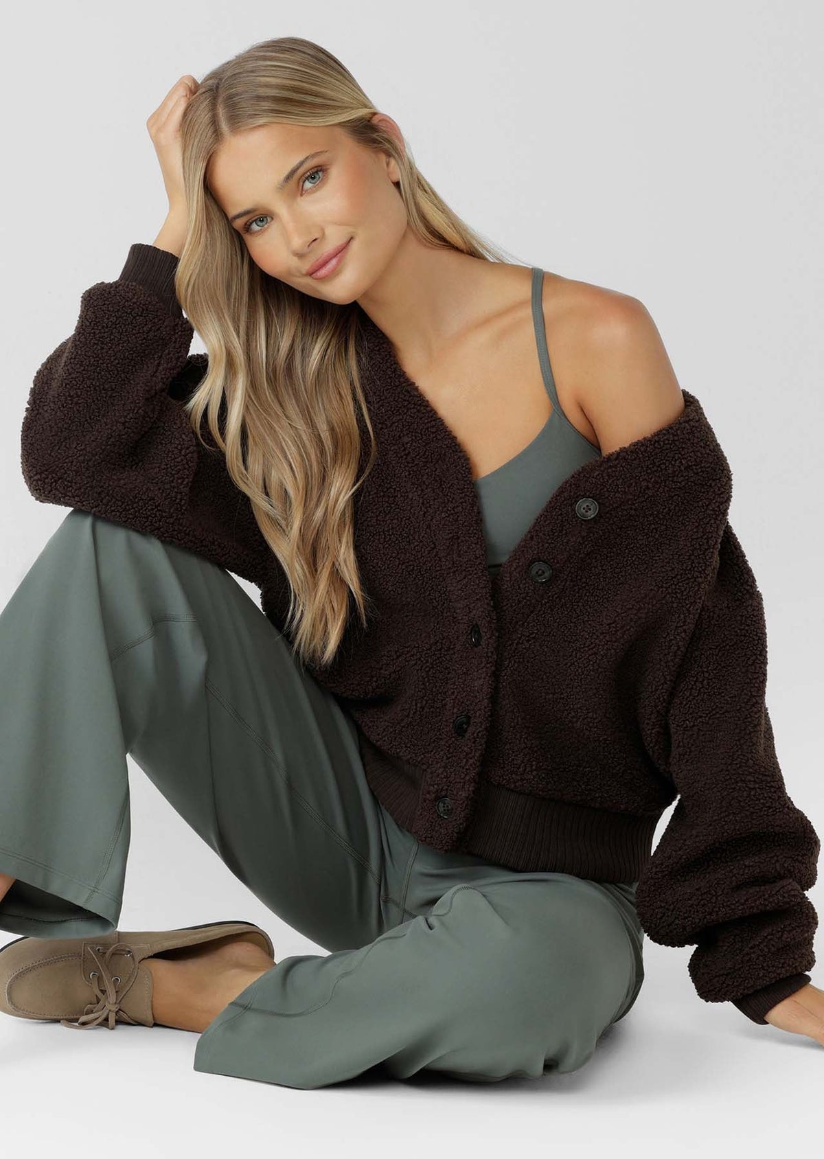 Field Teddy Cardigan