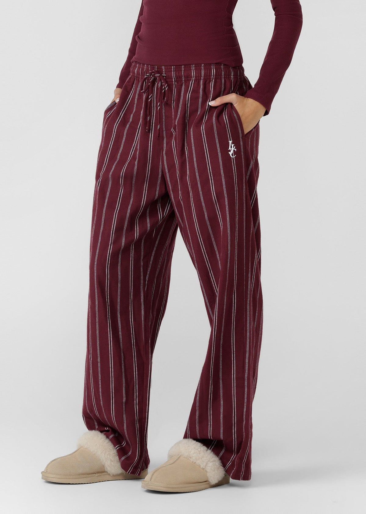 Campus Stripe Flannel Lounge Pants