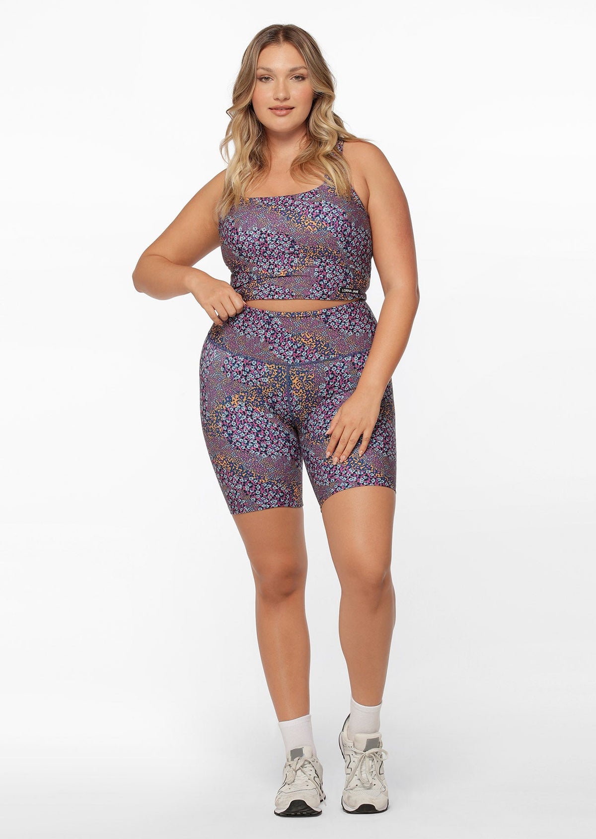 Midnight Ditsy Bike Shorts
