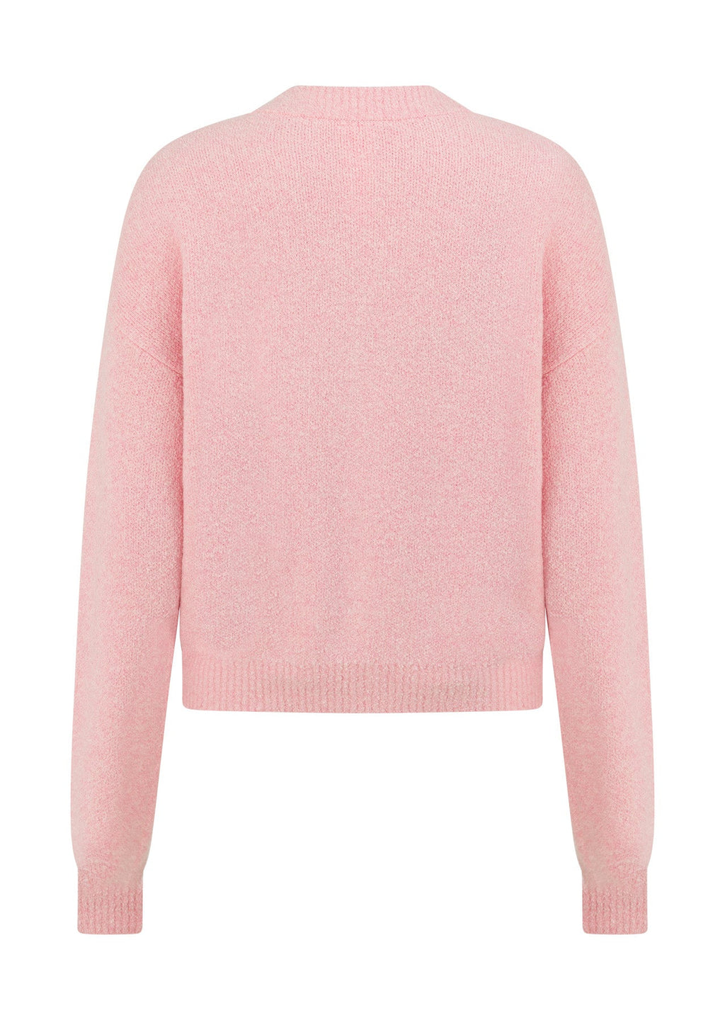 Boucle Knit Bomber Jacket