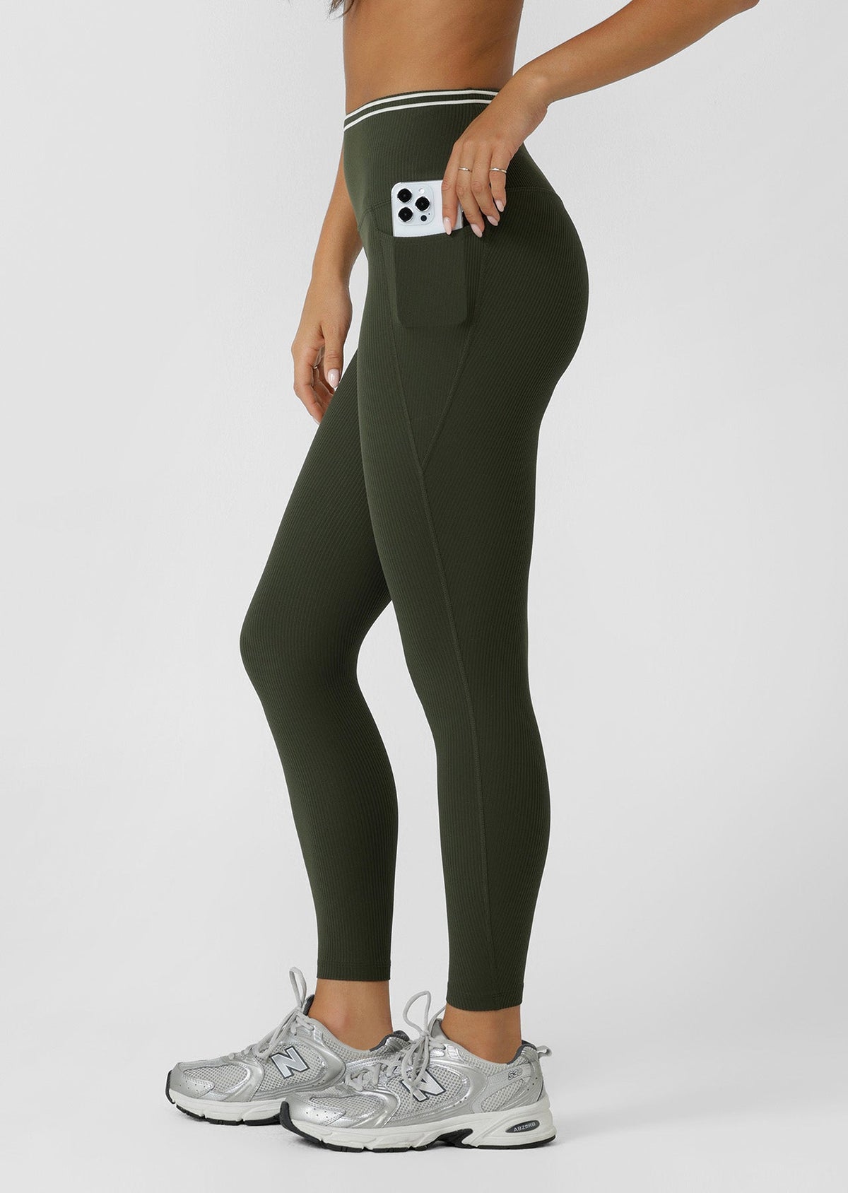 Iconic Luxe Active Rib Ankle Biter Leggings