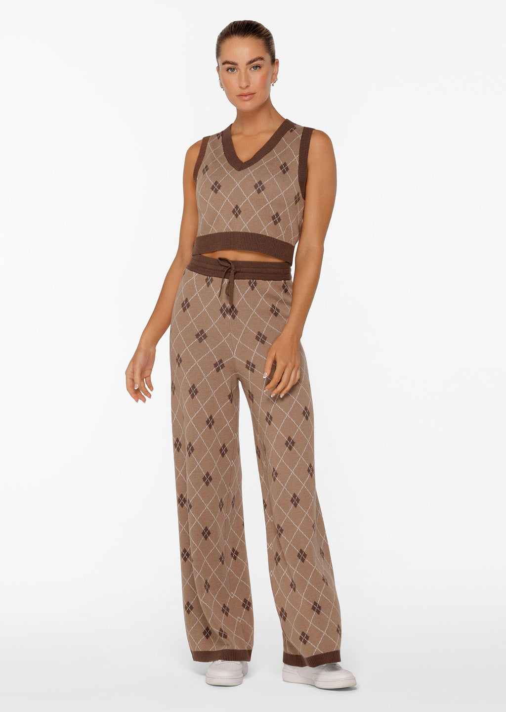 Caddie Cropped Knit Vest