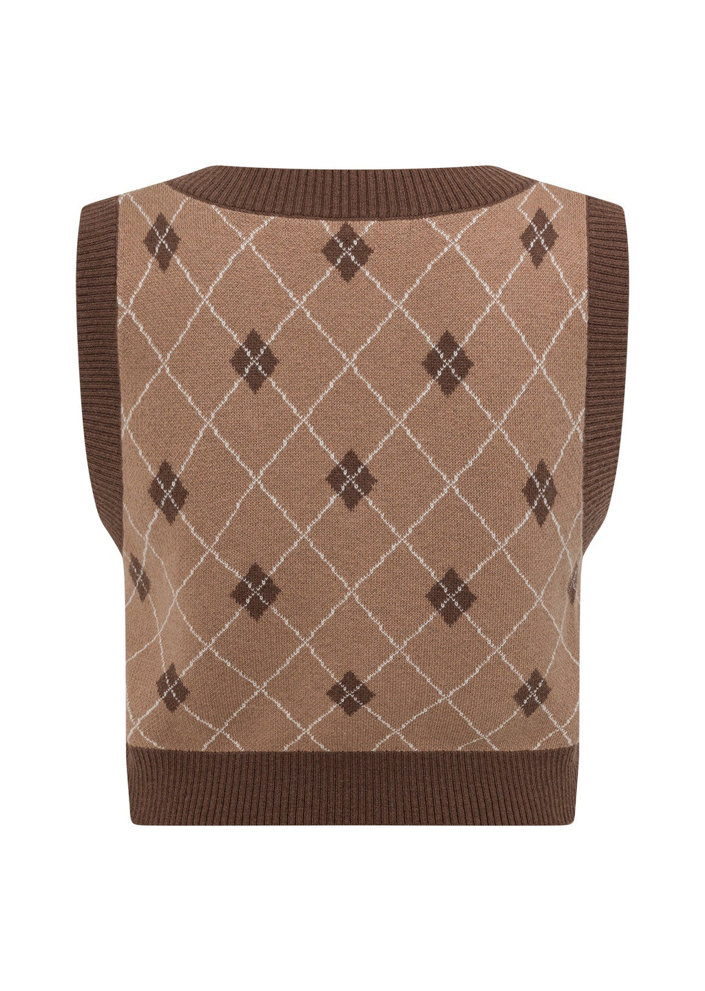 Caddie Cropped Knit Vest