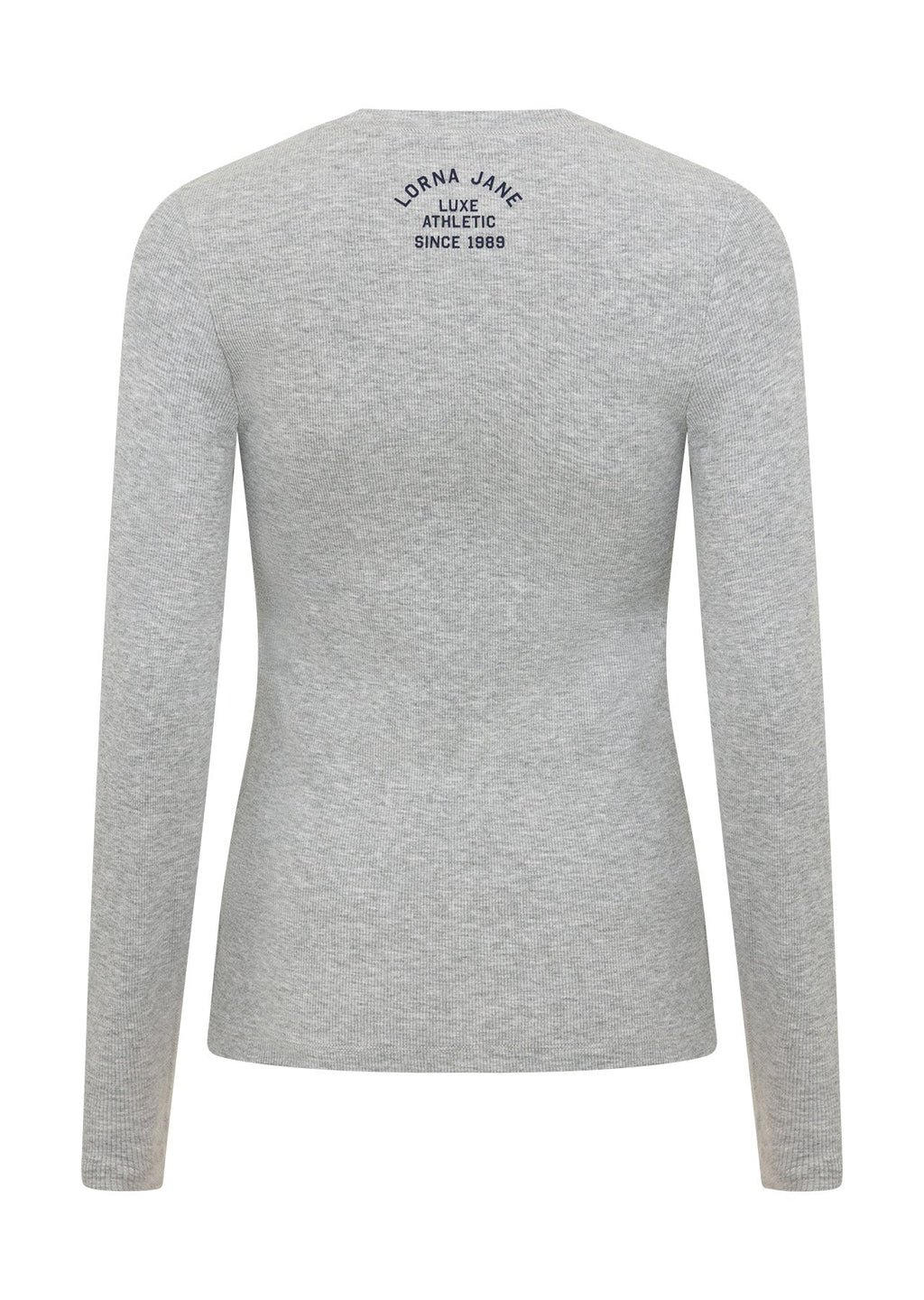 Henley Rib Long Sleeve Top