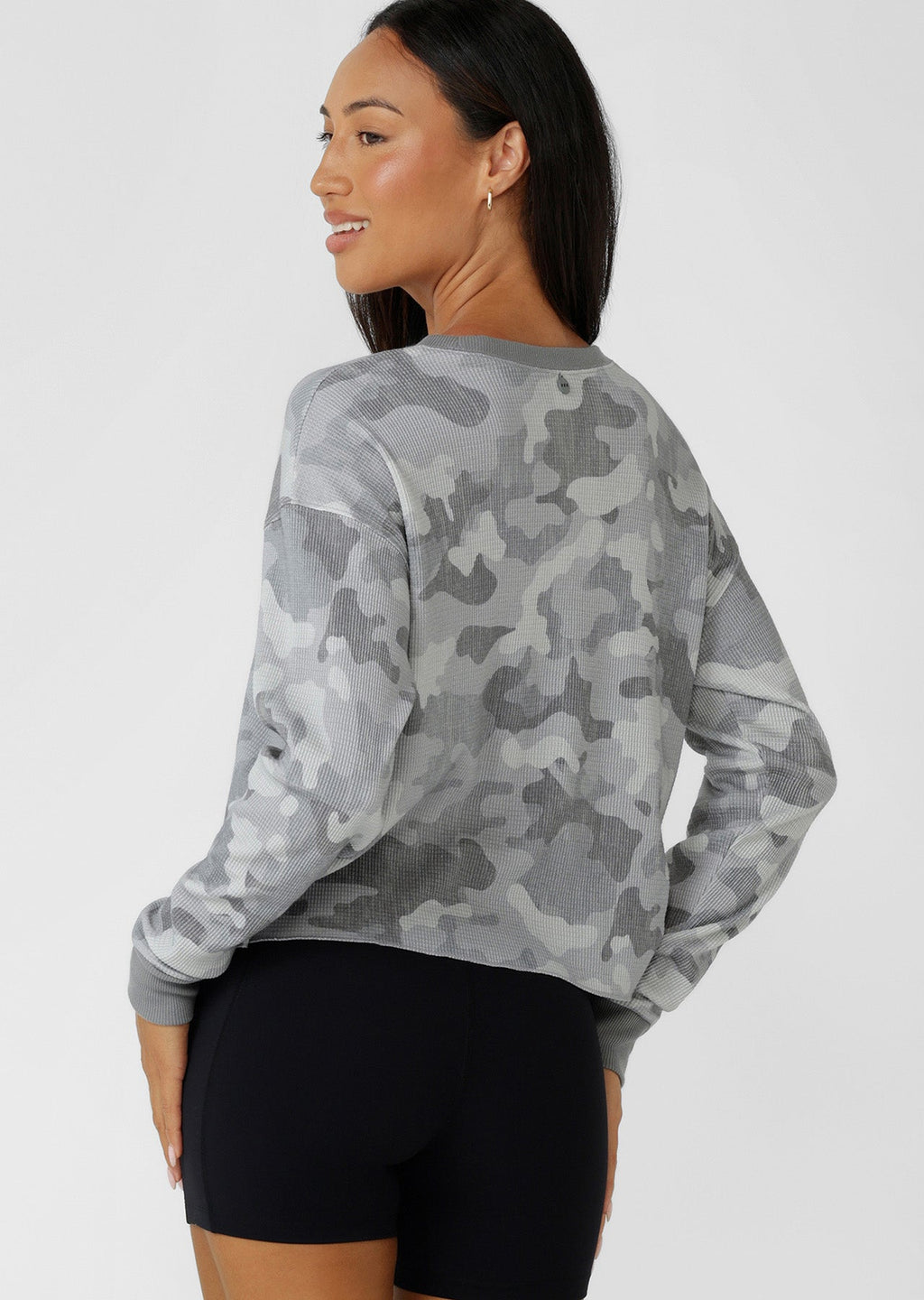 Lotus Waffle Long Sleeve Top