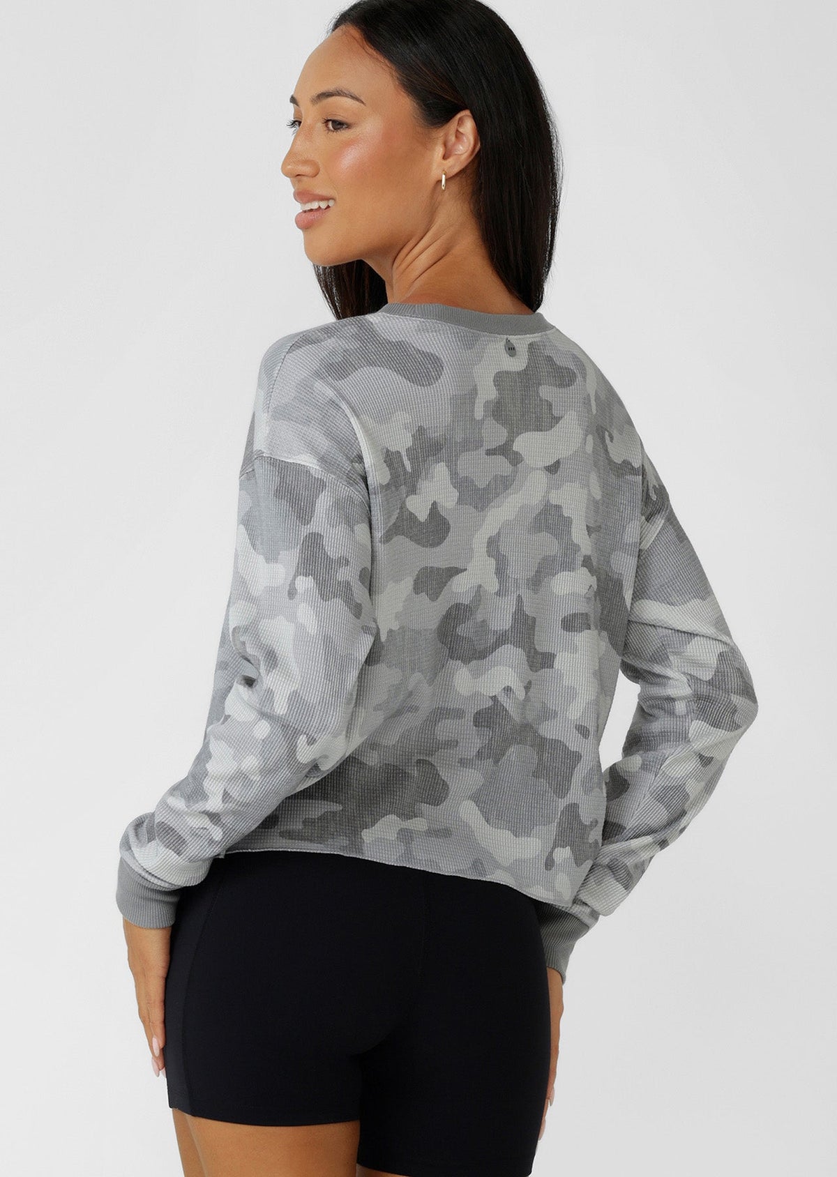 Lotus Waffle Long Sleeve Top