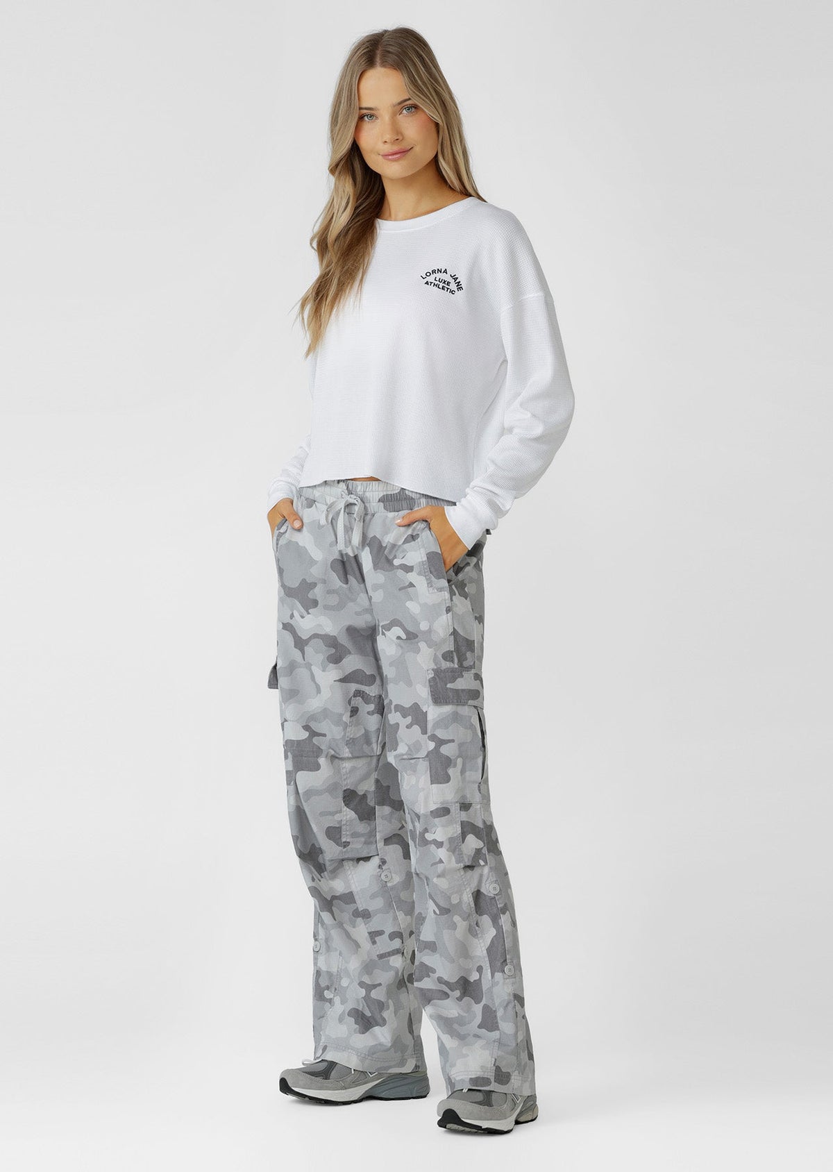 Lotus Waffle Long Sleeve Top