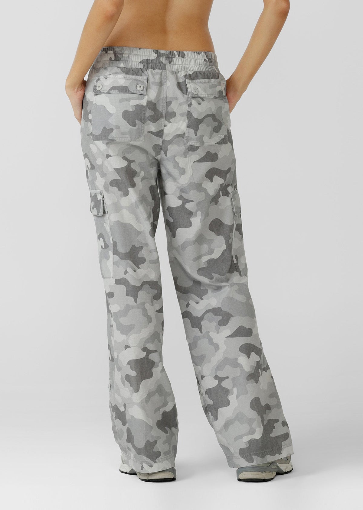Authentic Washed Camo Cargo Pants
