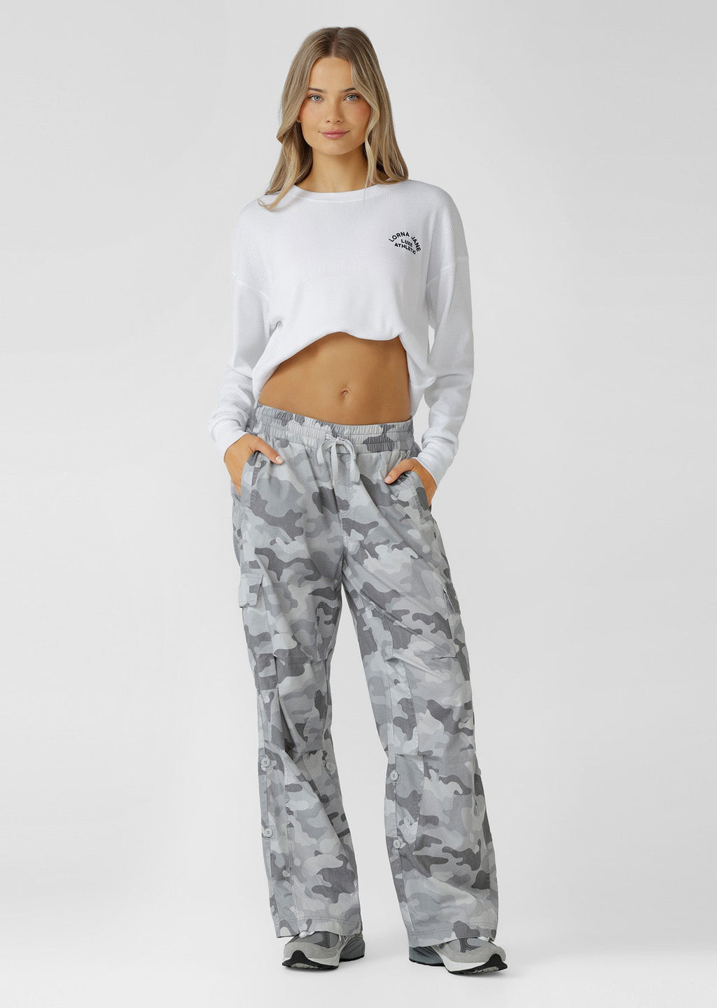 Authentic Washed Camo Cargo Pants