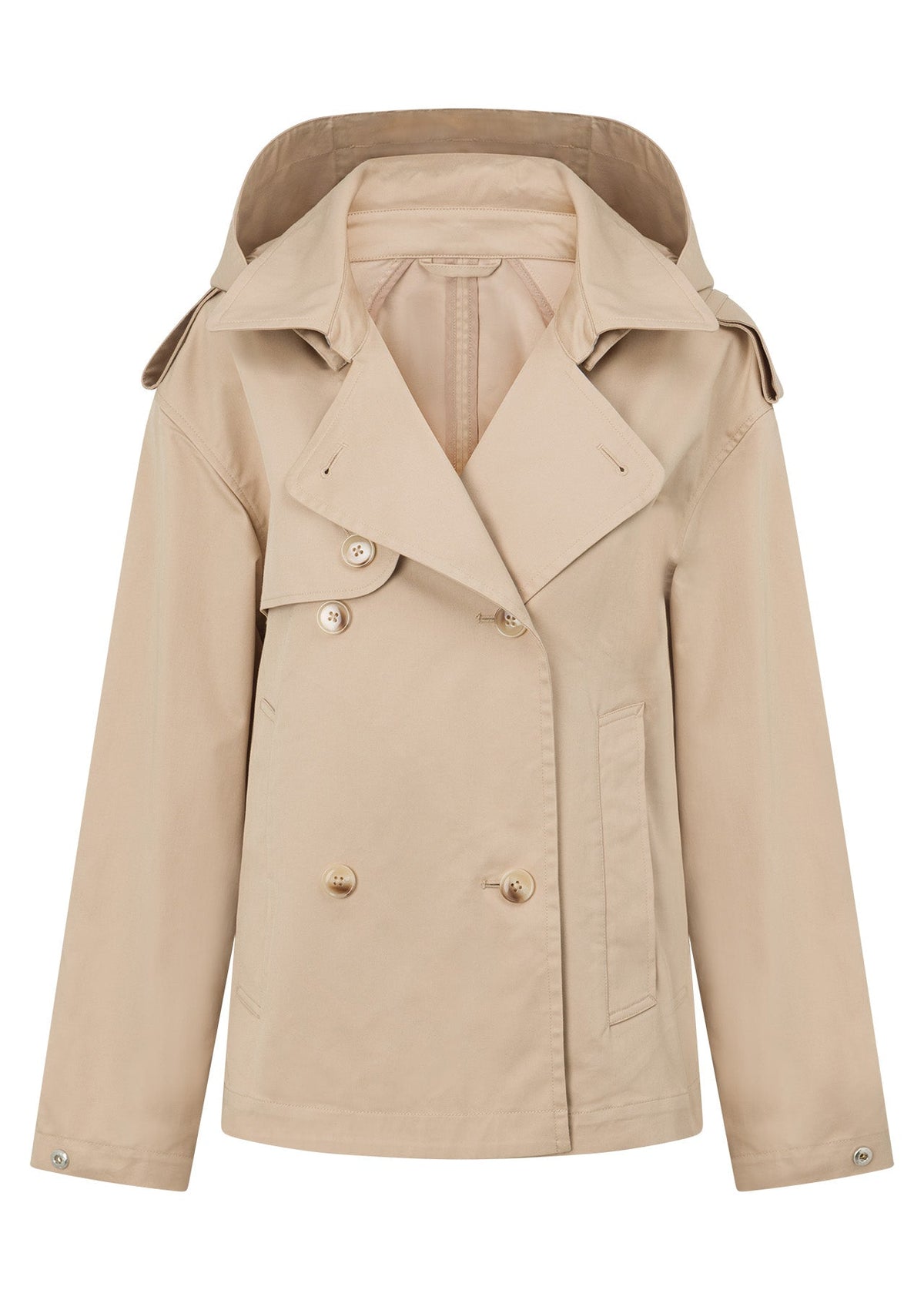 Cropped Sports Trench