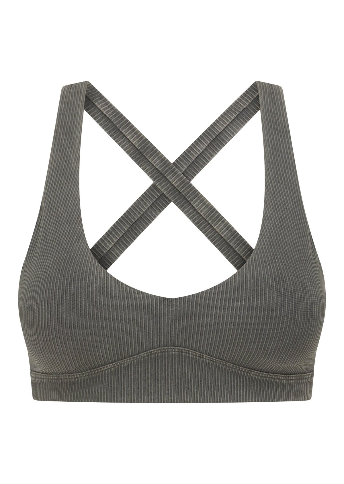 Perform Washed Rib Sports Bra