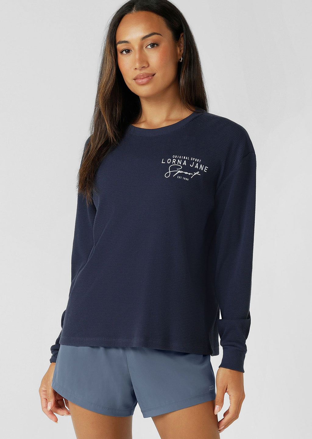 Everyday Ease Waffle Long Sleeve T-Shirt