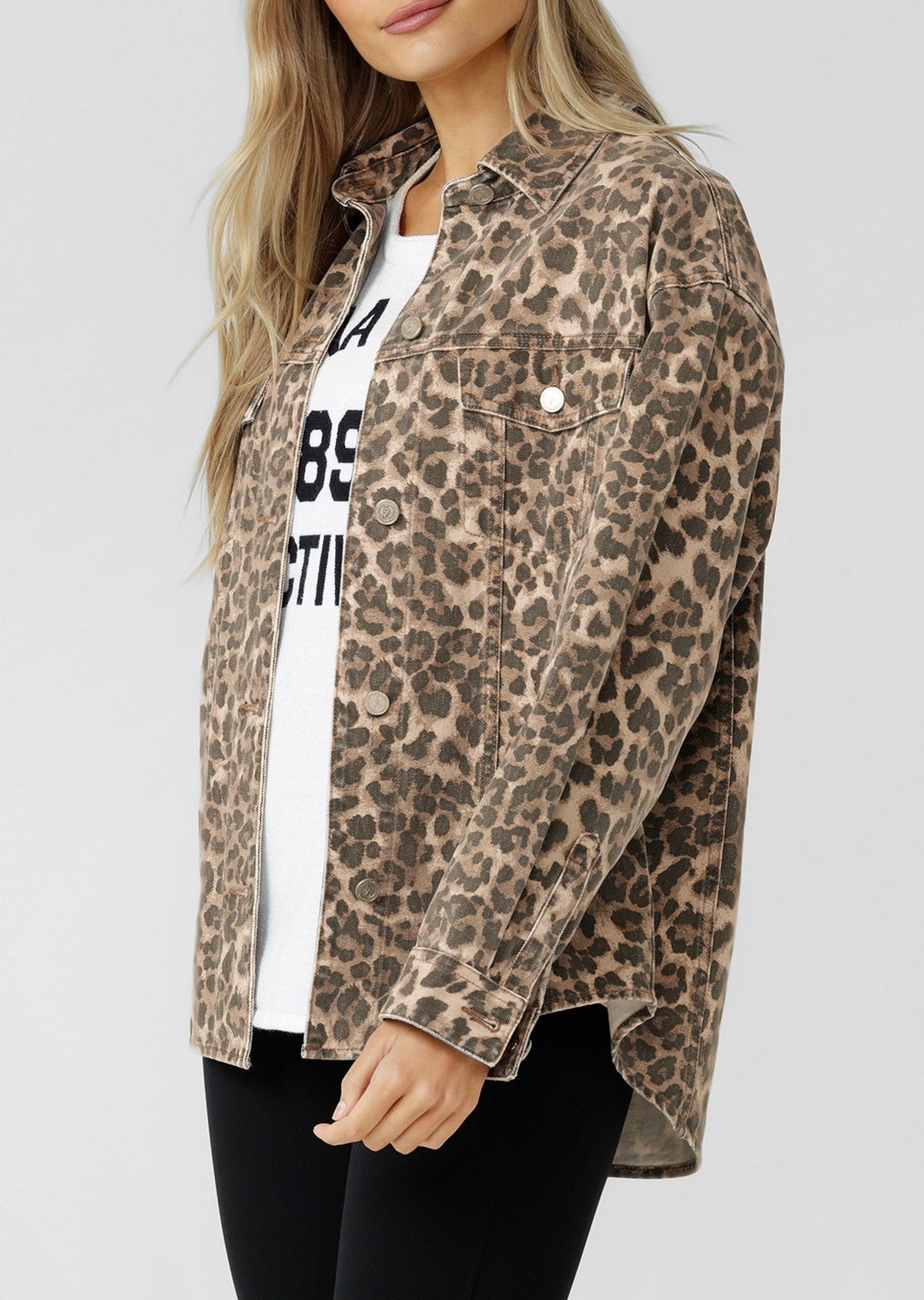 Gone Wild Faded Denim Overshirt
