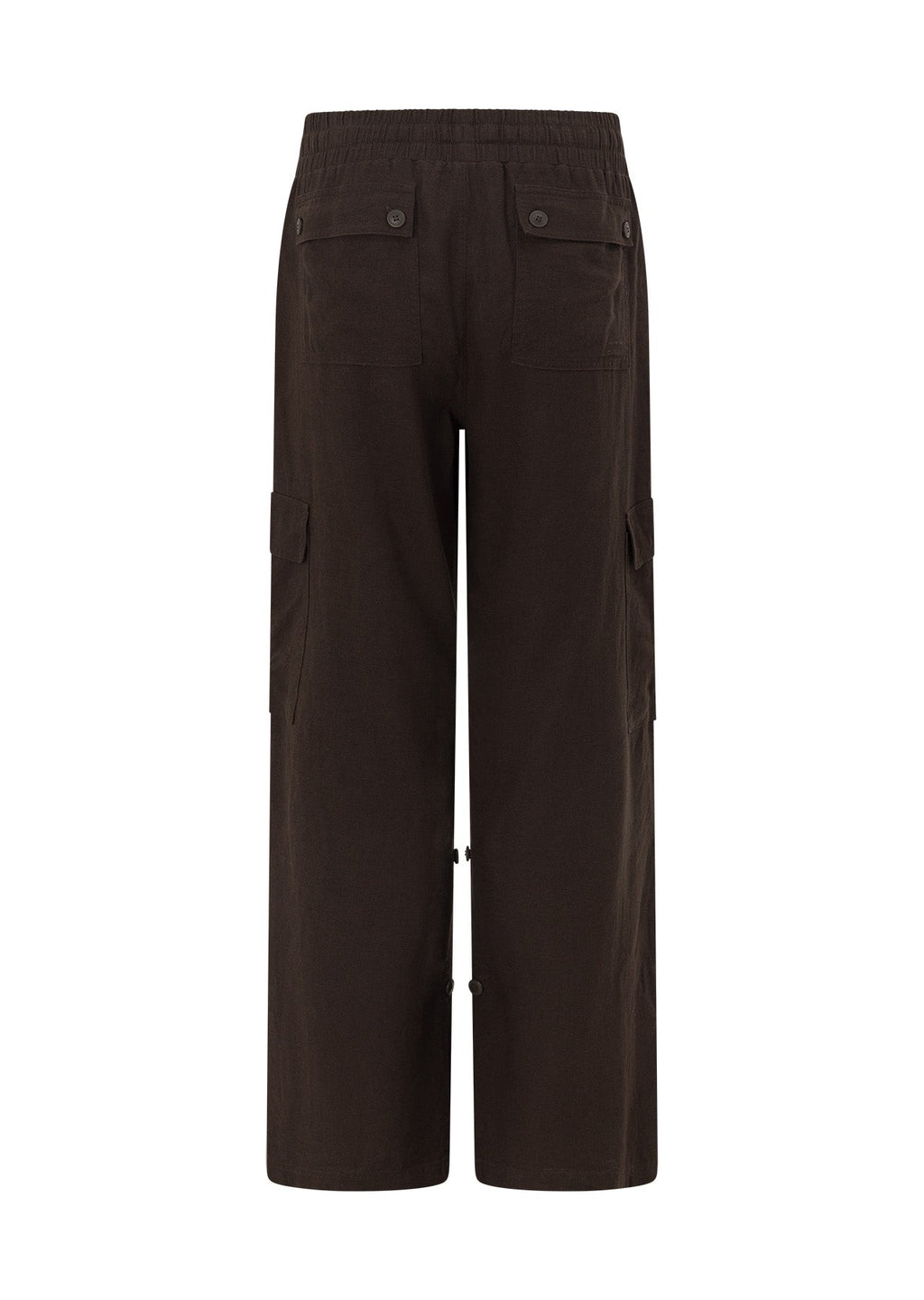 Linen Flashdance Wide Leg Cargo Pants