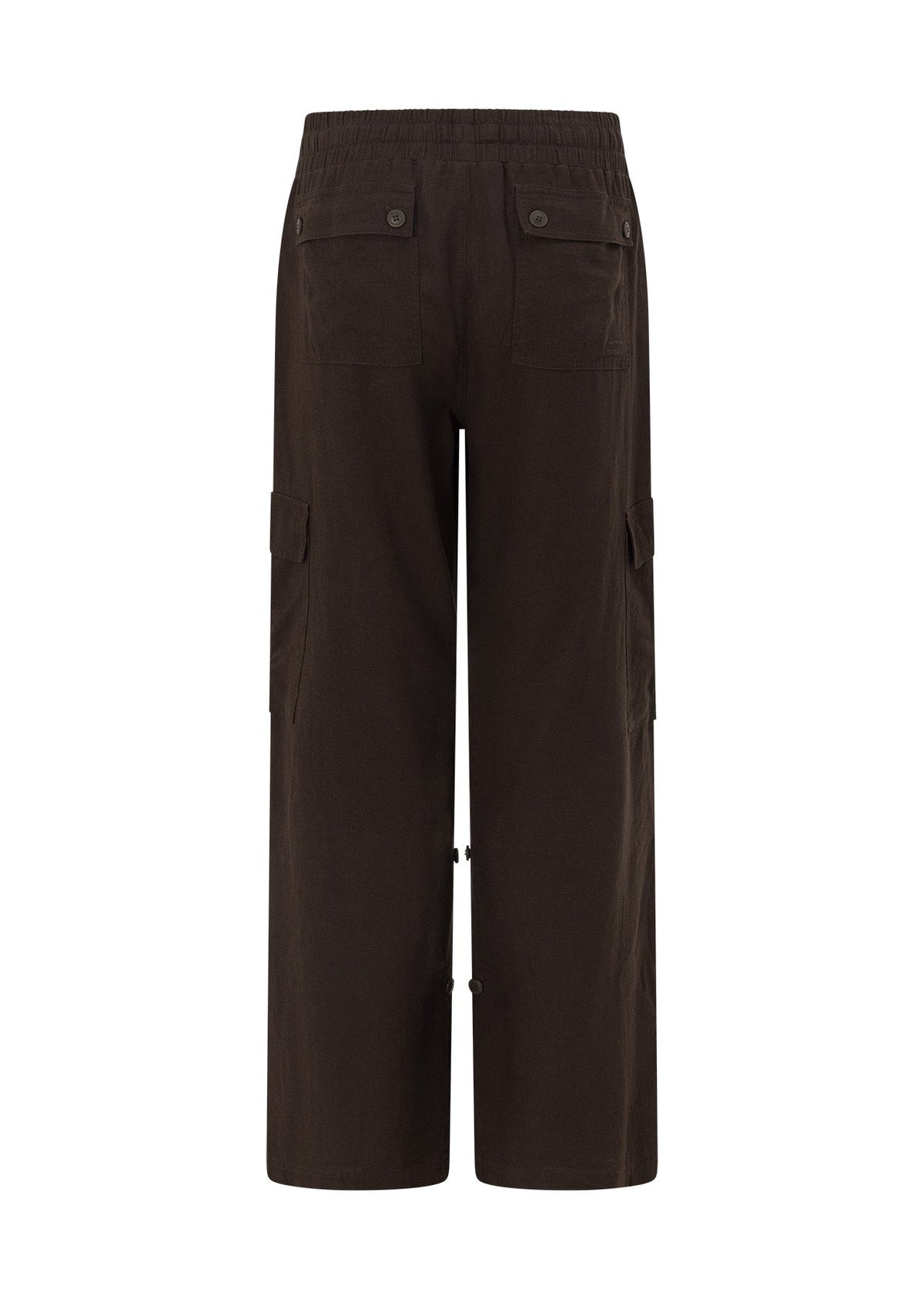 Linen Flashdance Wide Leg Cargo Pants