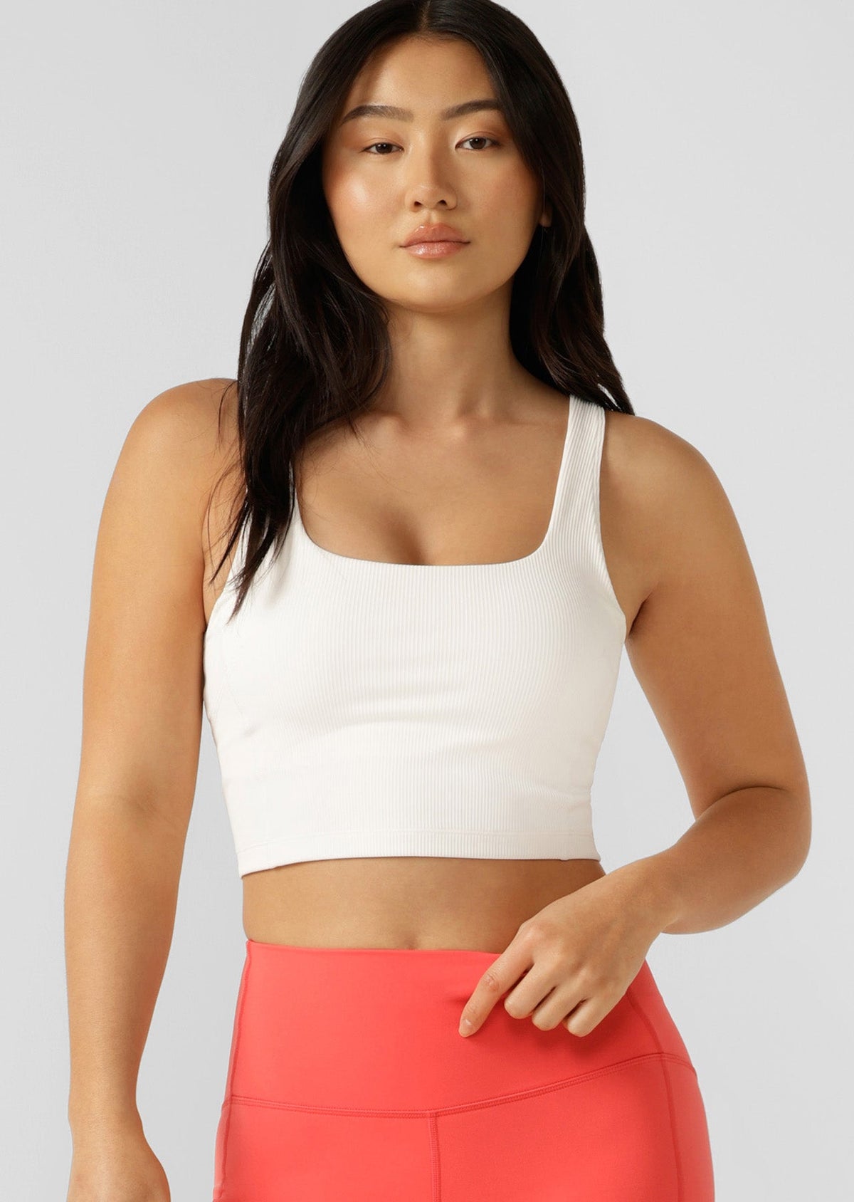 Elevate Ribbed Tank Bra Combo