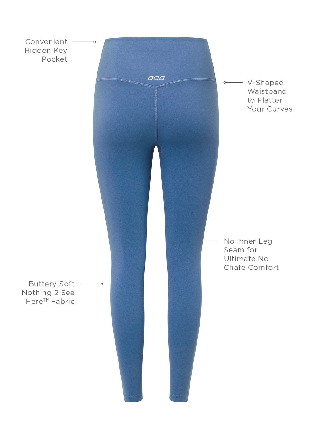Lotus No Chafe Ankle Biter Leggings