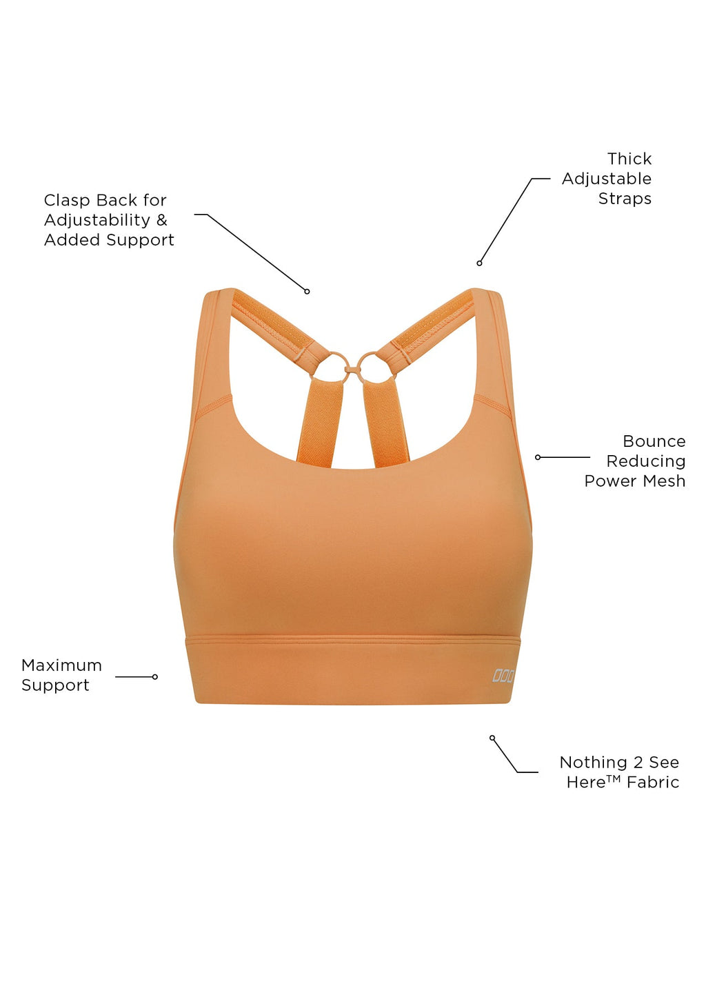 Amy Maximum Support Sports Bra