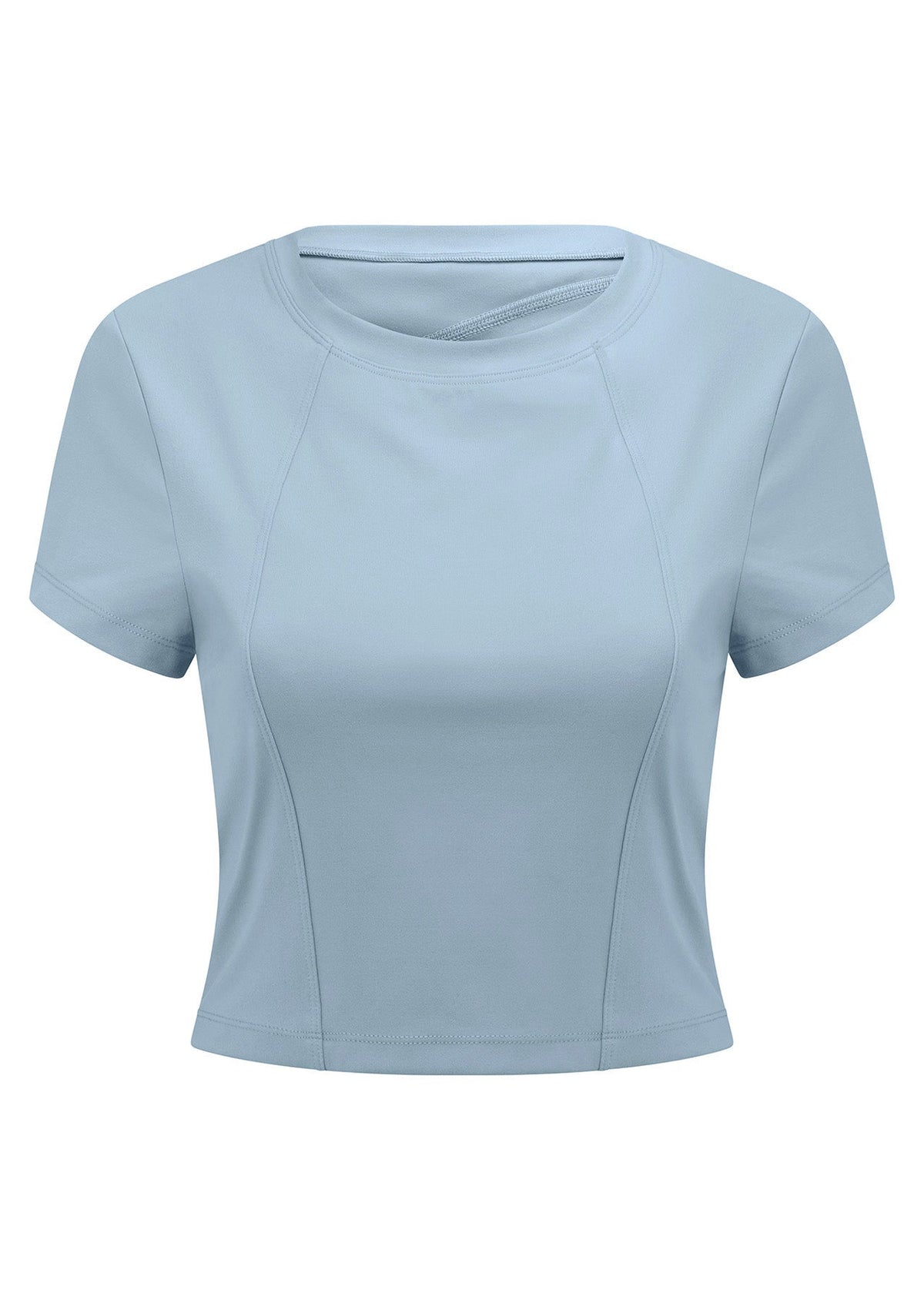 Cutout Active Short Sleeve Crop Top