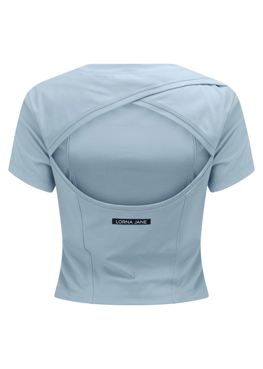 Cutout Active Short Sleeve Crop Top