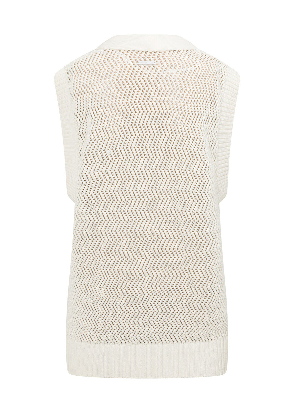 Breezy Open Weave Knit Vest